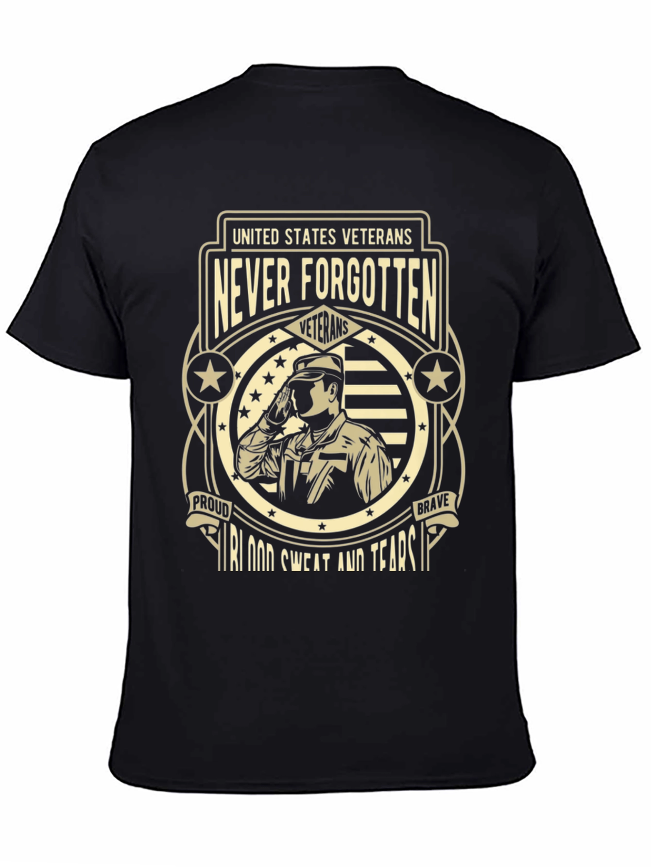 United States Veterans T-Shirt - Never Forgotten