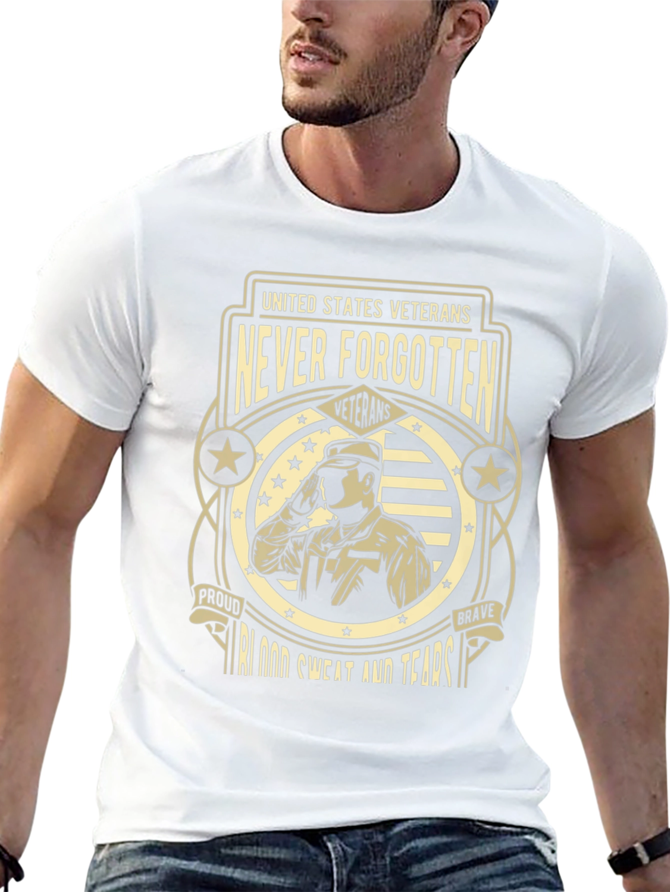 United States Veterans T-Shirt - Never Forgotten