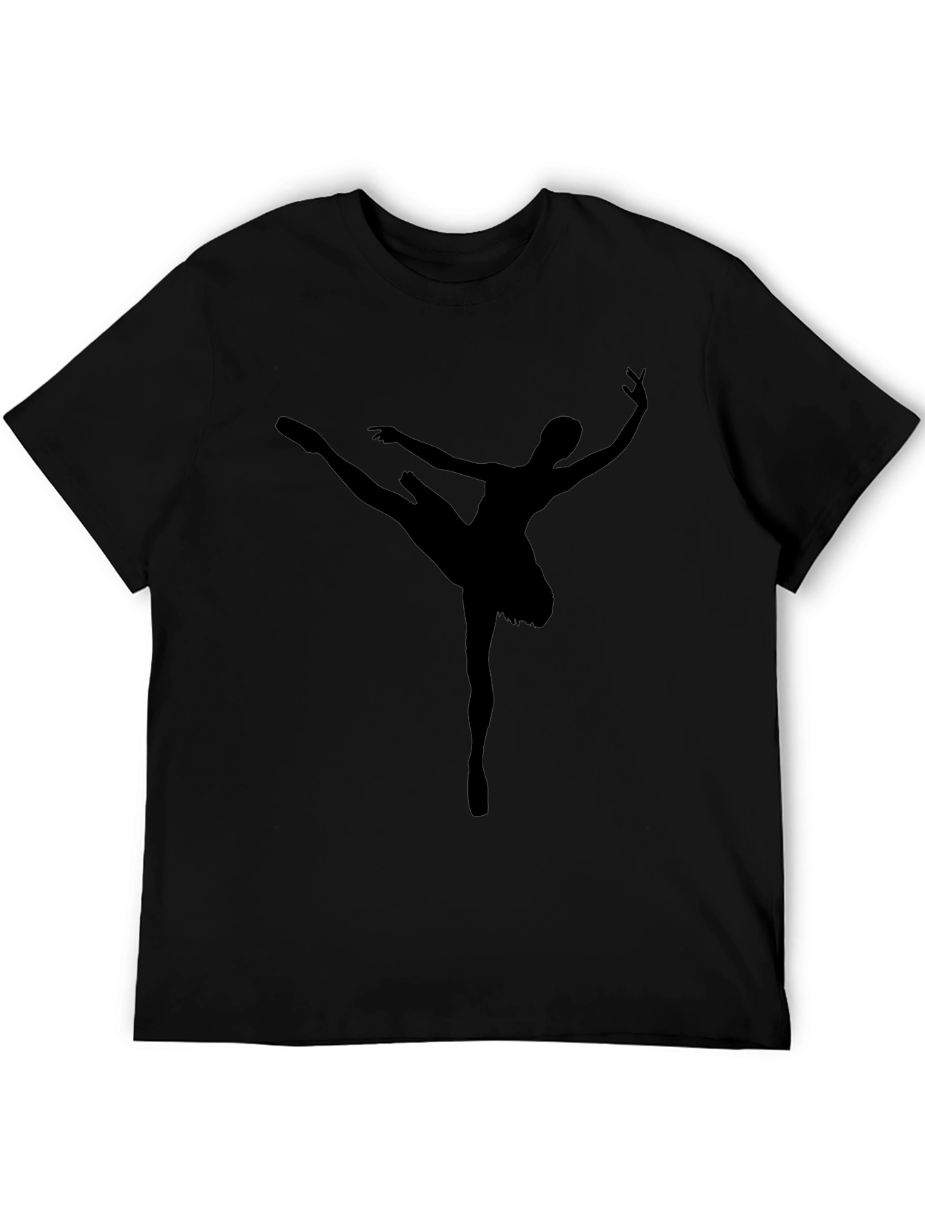 Ballerina Silhouette Black T-Shirt