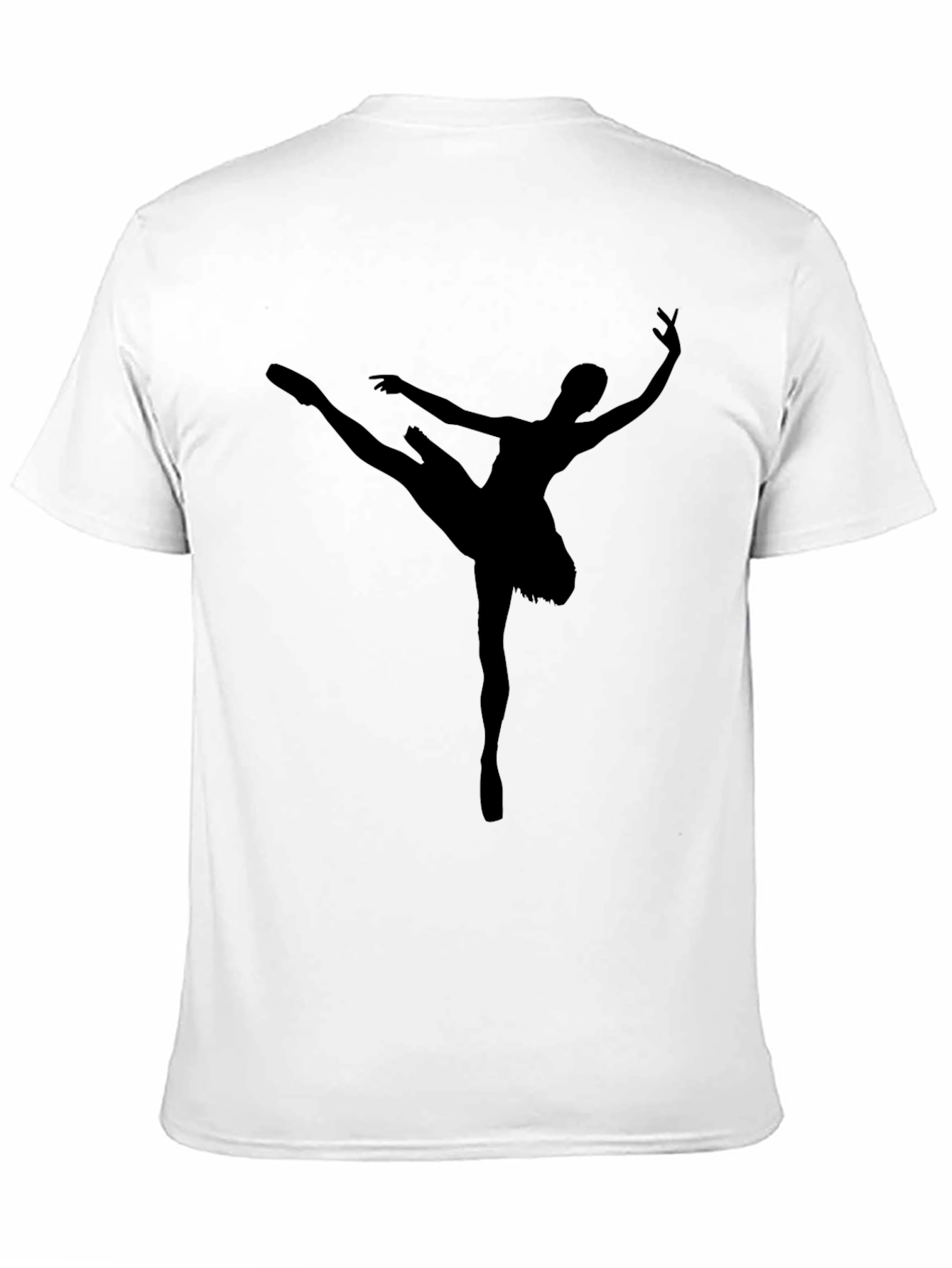 Ballerina Silhouette Black T-Shirt