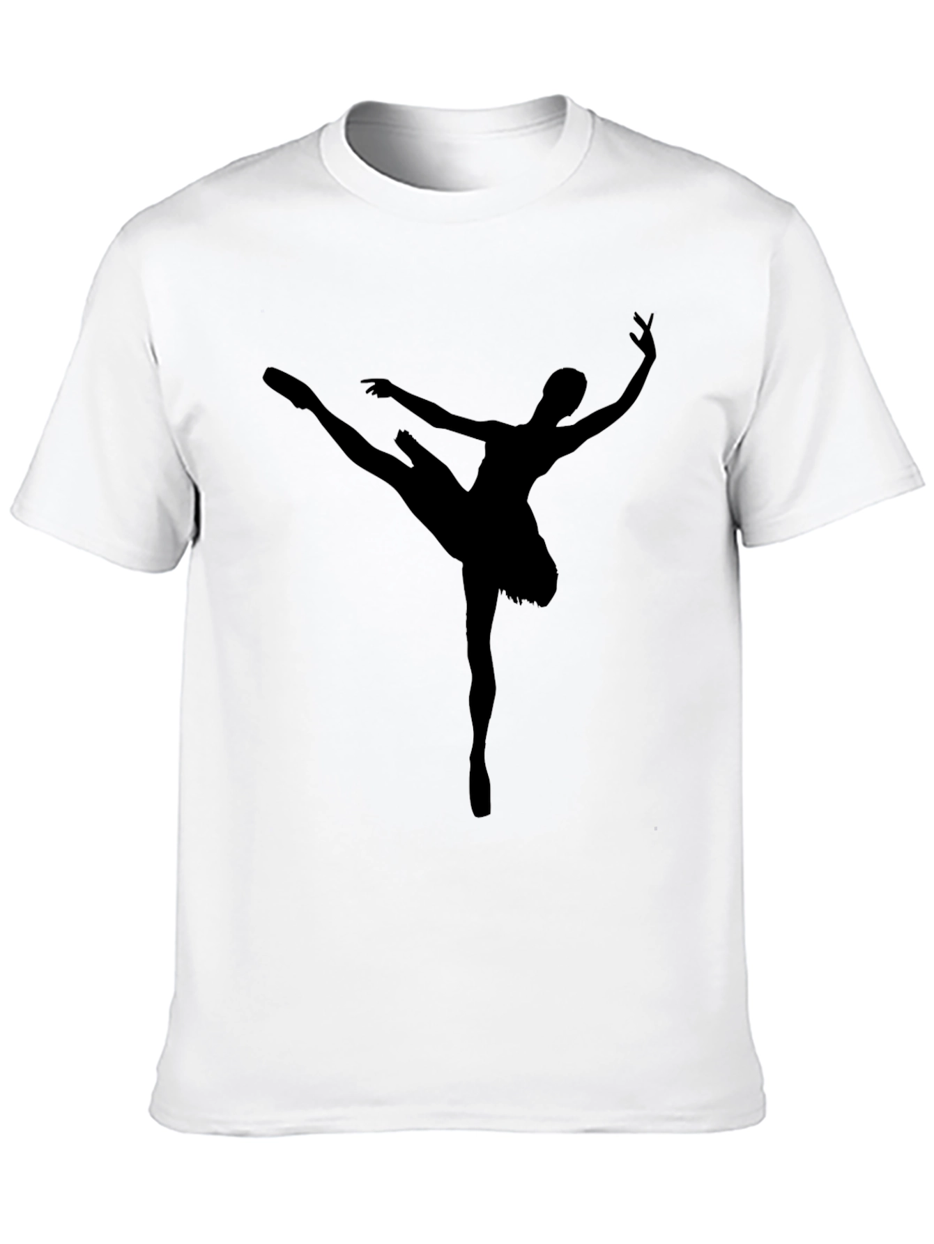 Ballerina Silhouette Black T-Shirt
