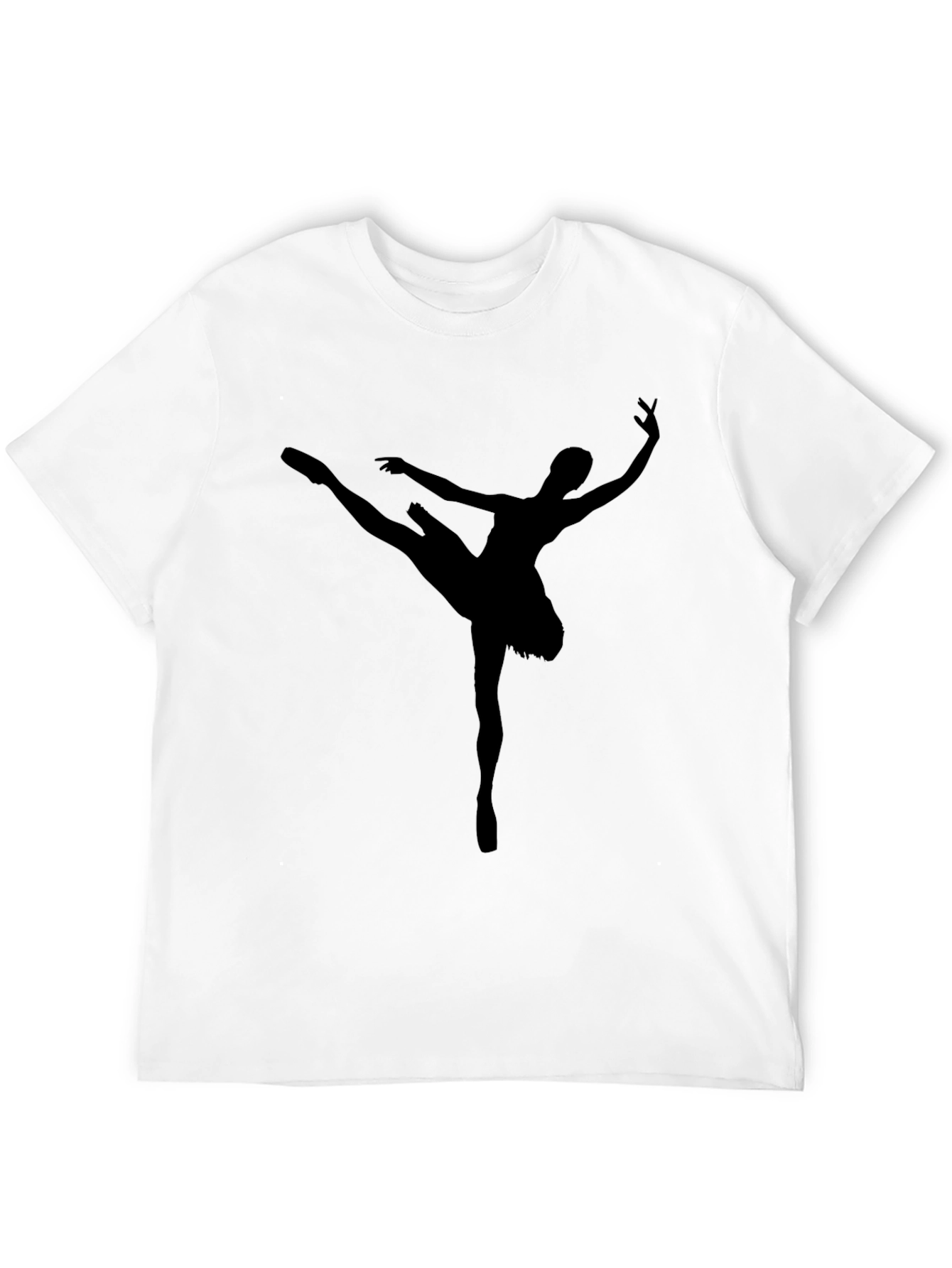 Ballerina Silhouette Black T-Shirt