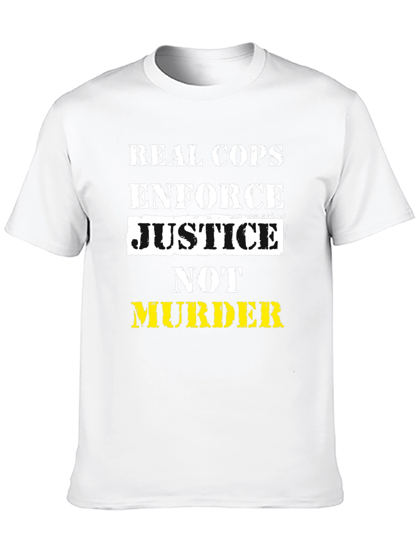 Real Cops Enforce Justice T-Shirt