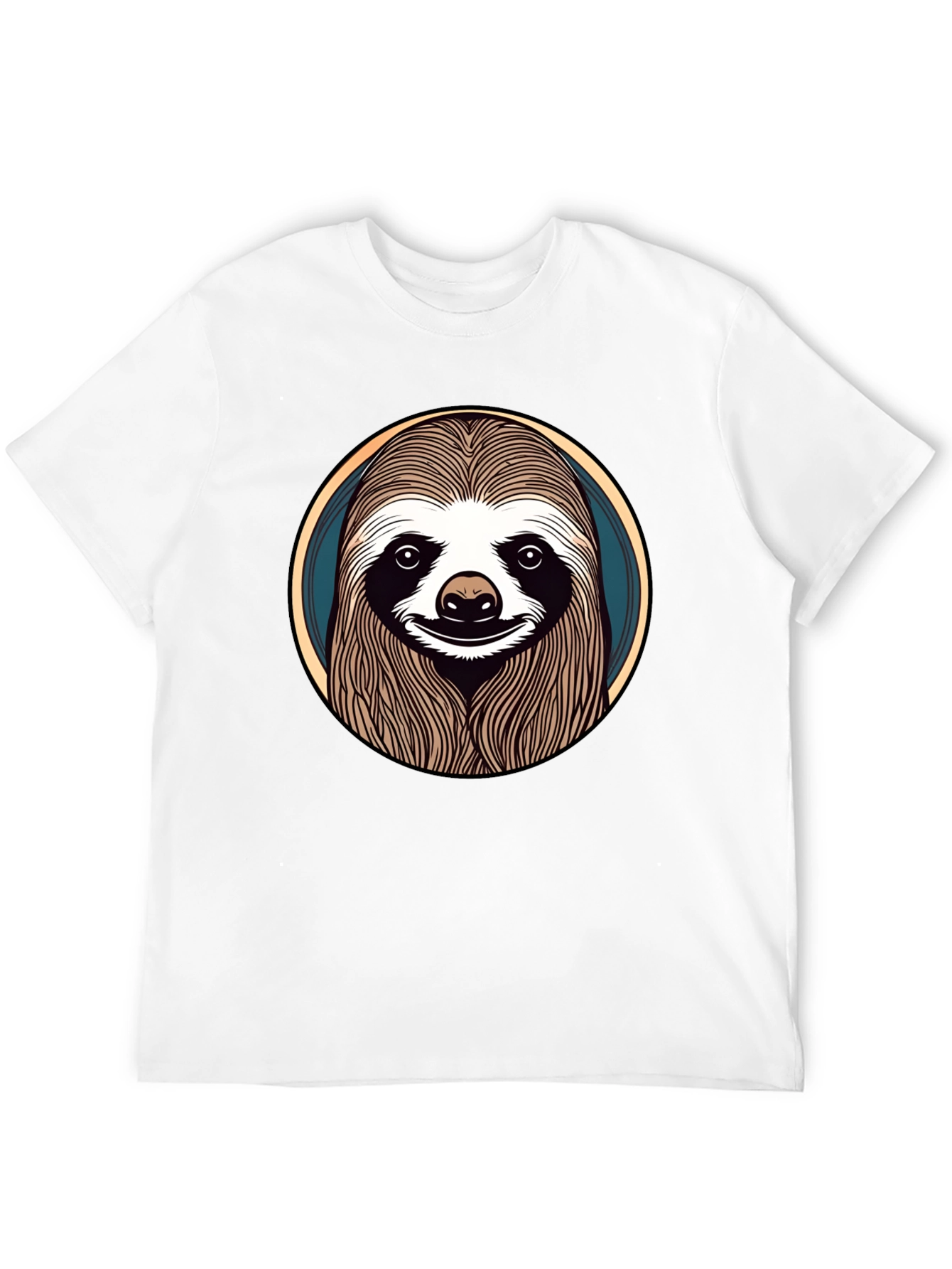 Sloth Graphic T-Shirt - Mens Casual Tee