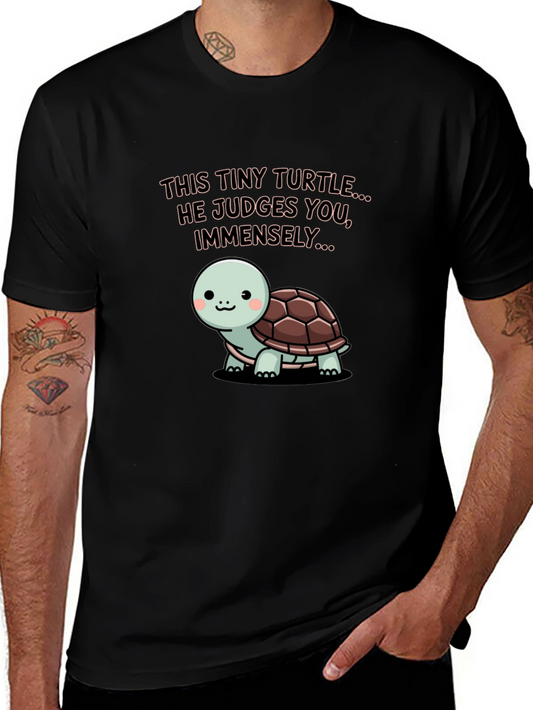 Tiny Turtle Judges You Graphic Tee