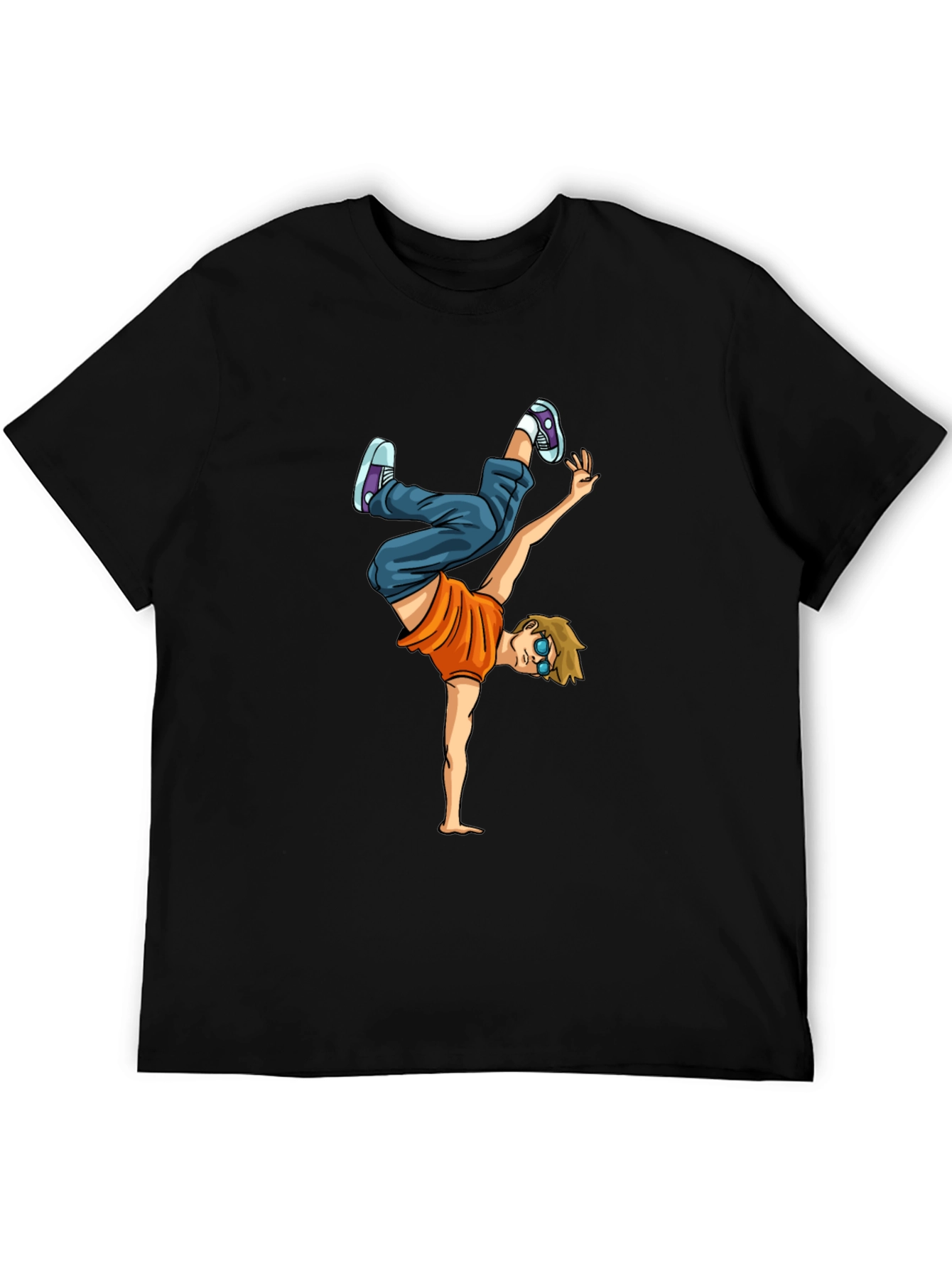 Breakdancing Graphic Tee - Cool Urban Style