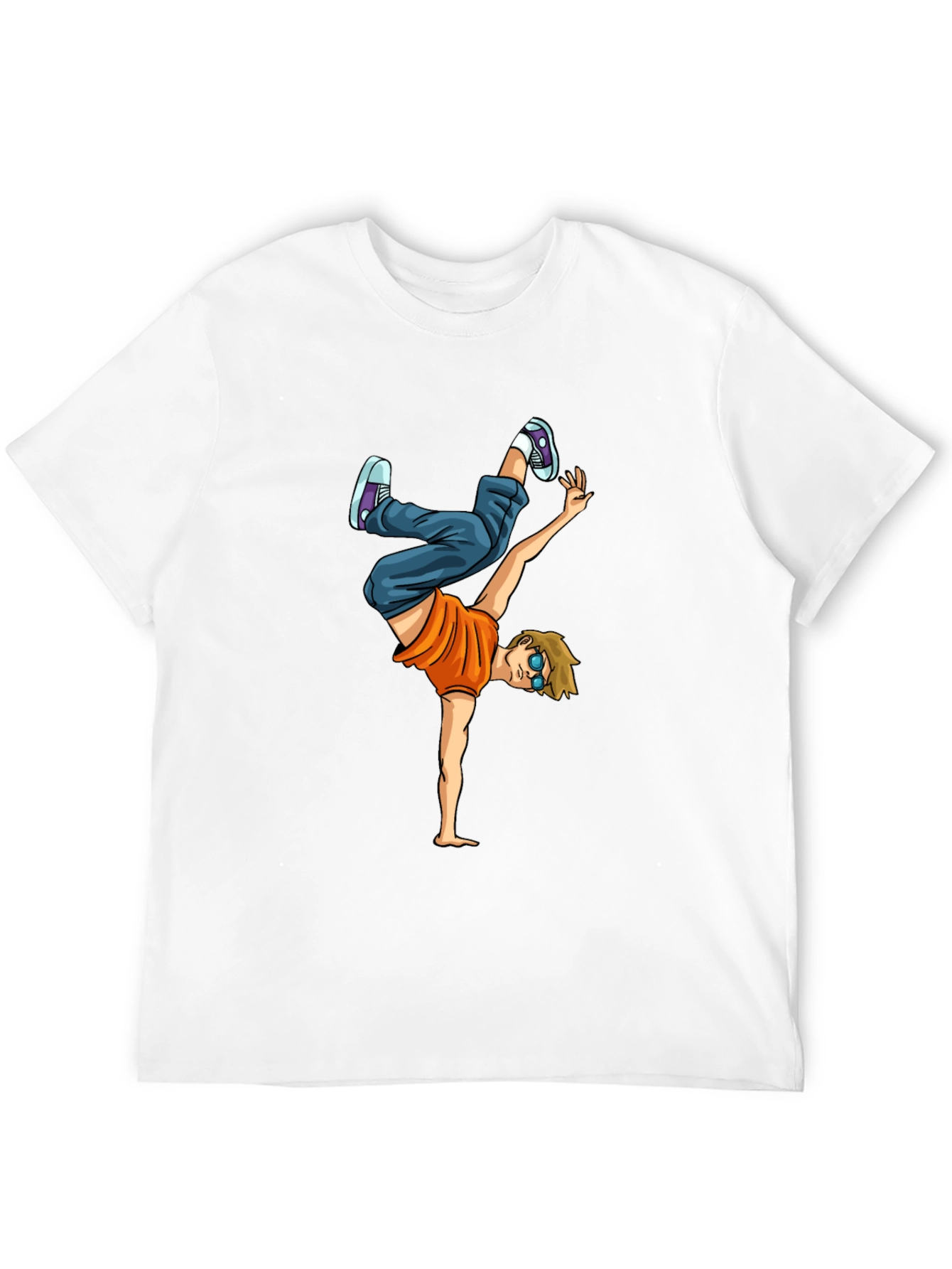 Breakdancing Graphic Tee - Cool Urban Style