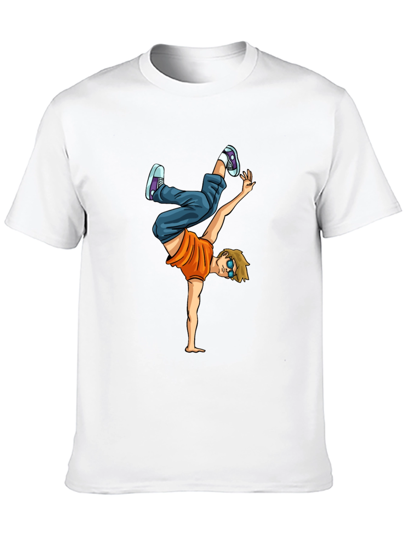 Breakdancing Graphic Tee - Cool Urban Style
