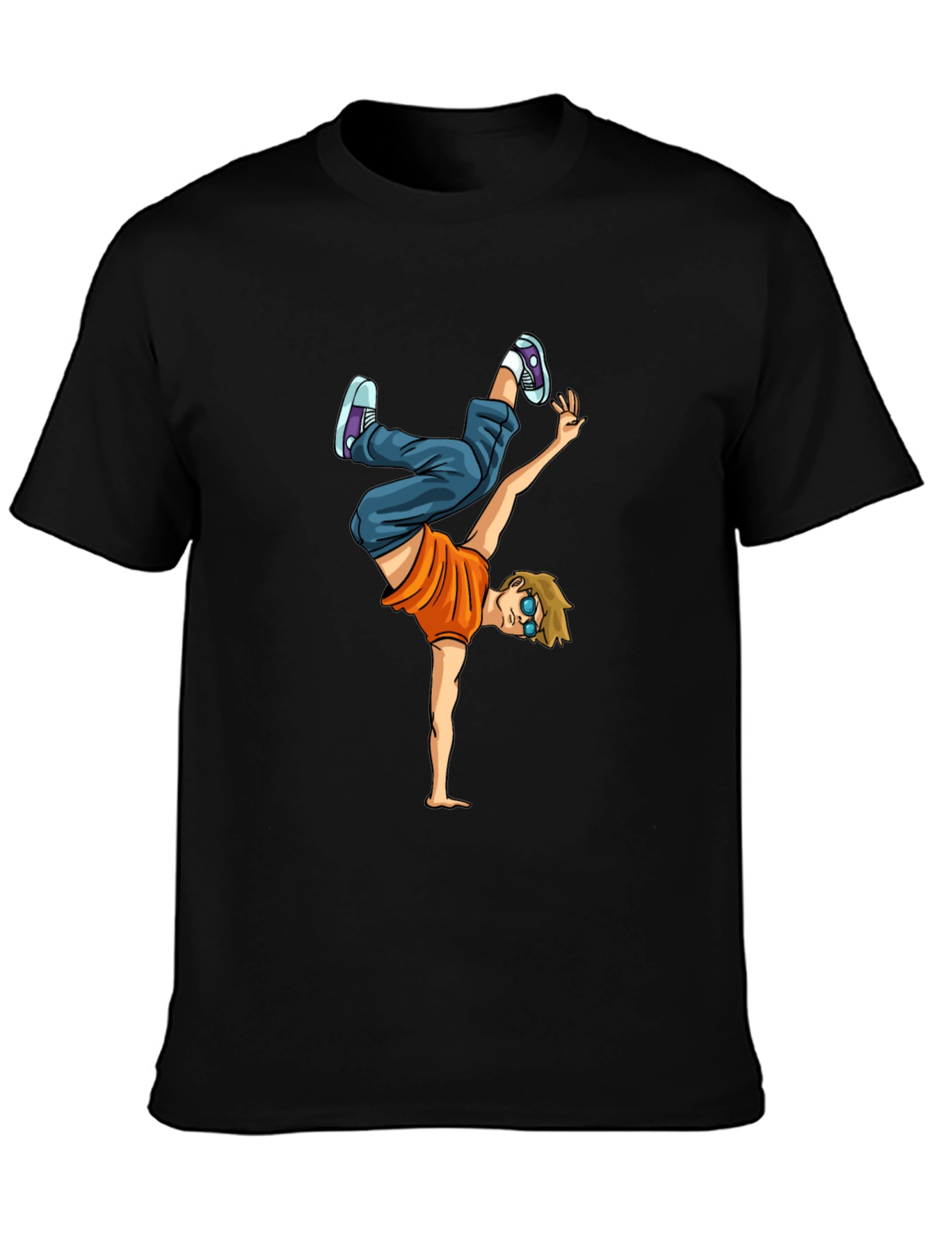 Breakdancing Graphic Tee - Cool Urban Style