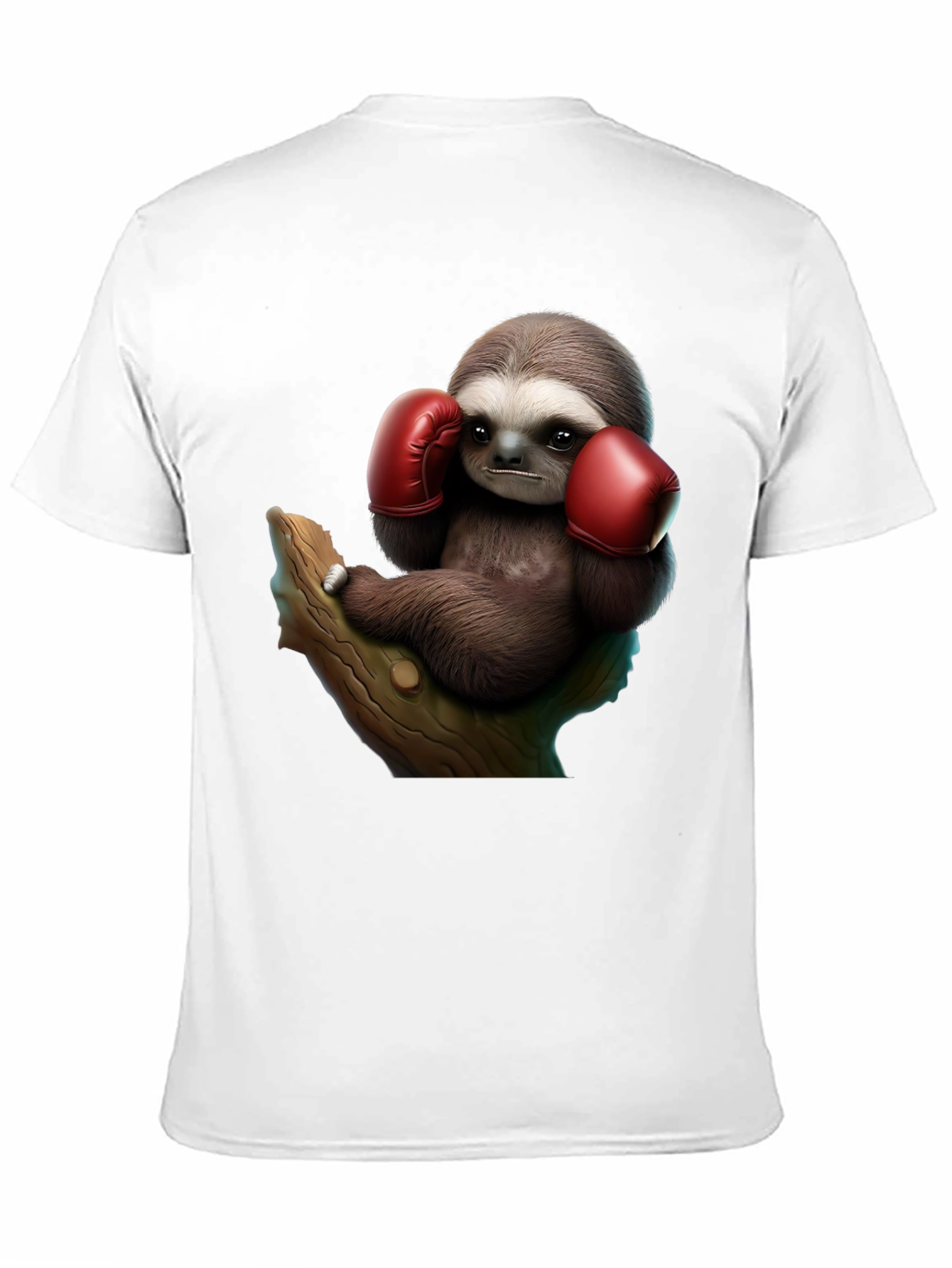 Boxing Sloth Black T-Shirt