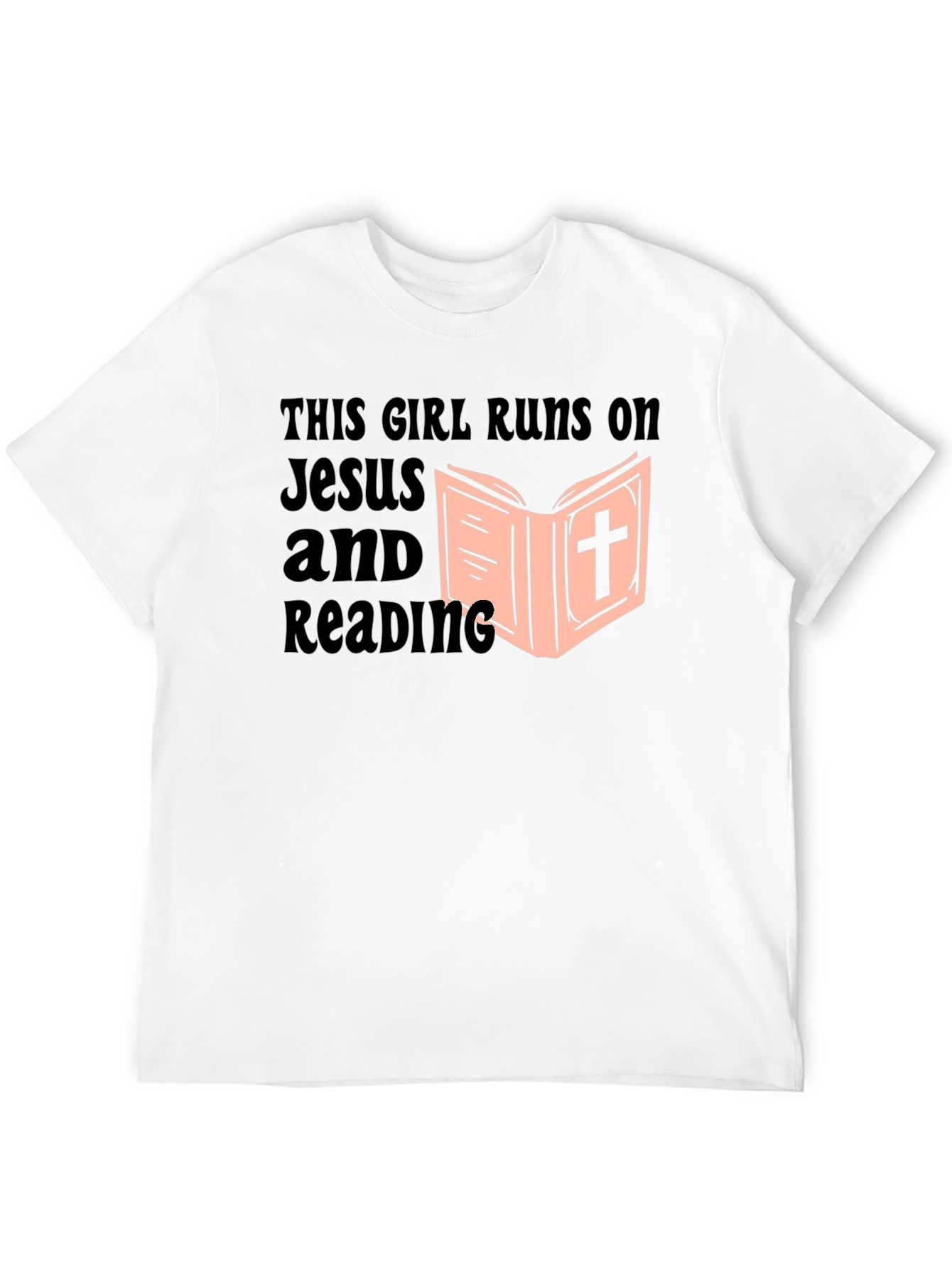 Jesus and Reading Graphic T-Shirt