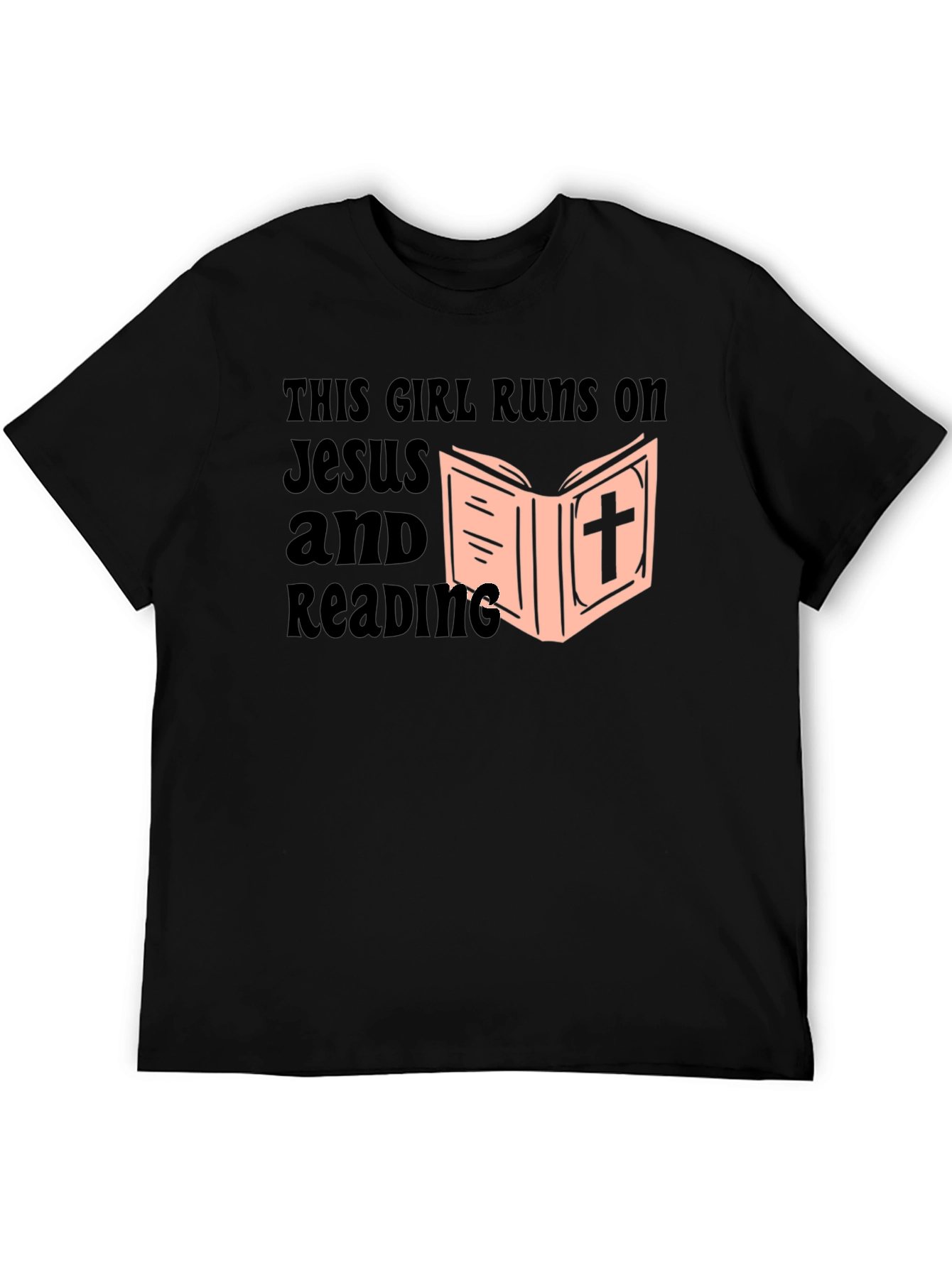 Jesus and Reading Graphic T-Shirt