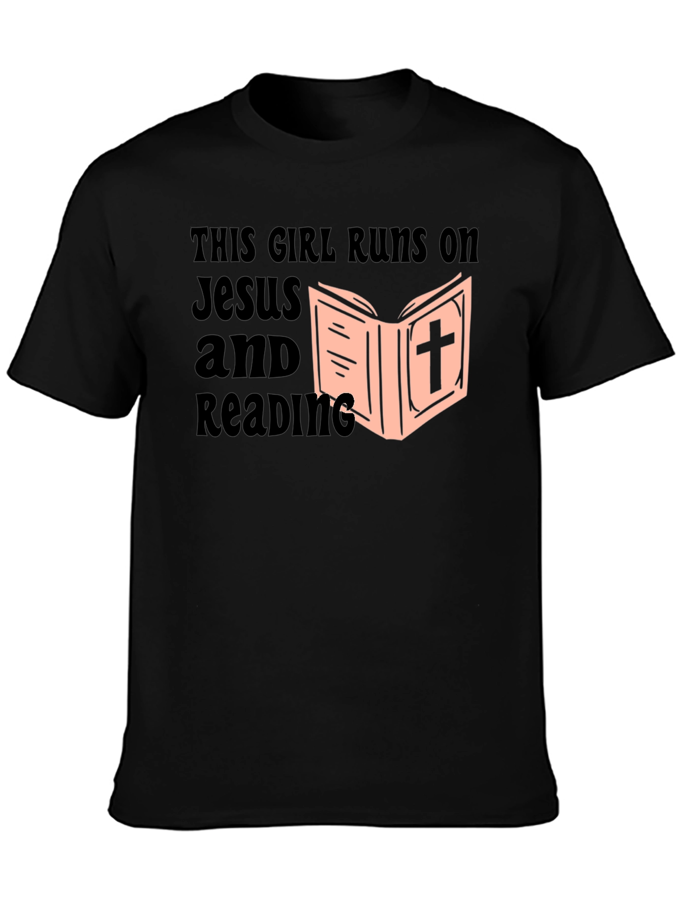 Jesus and Reading Graphic T-Shirt