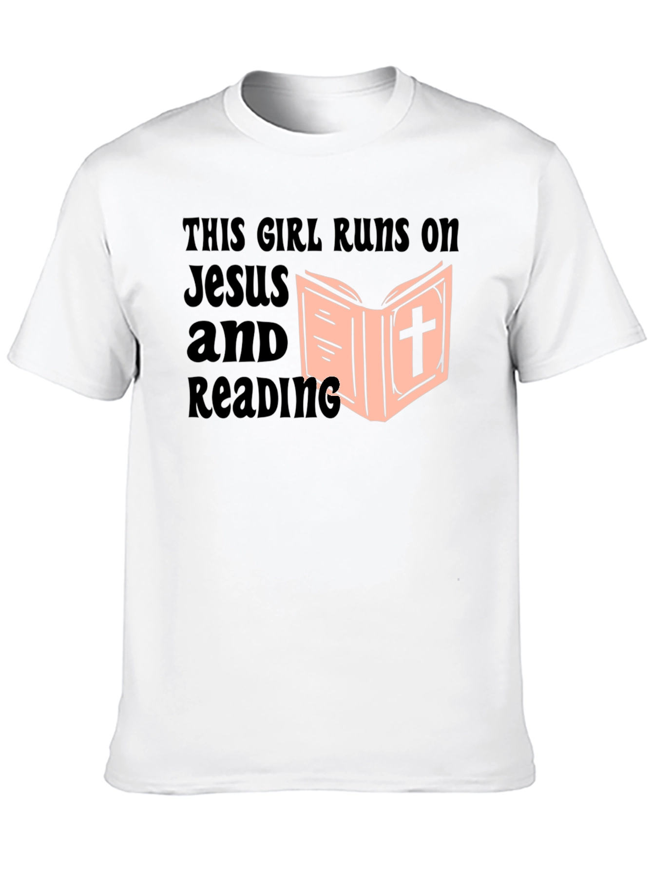 Jesus and Reading Graphic T-Shirt