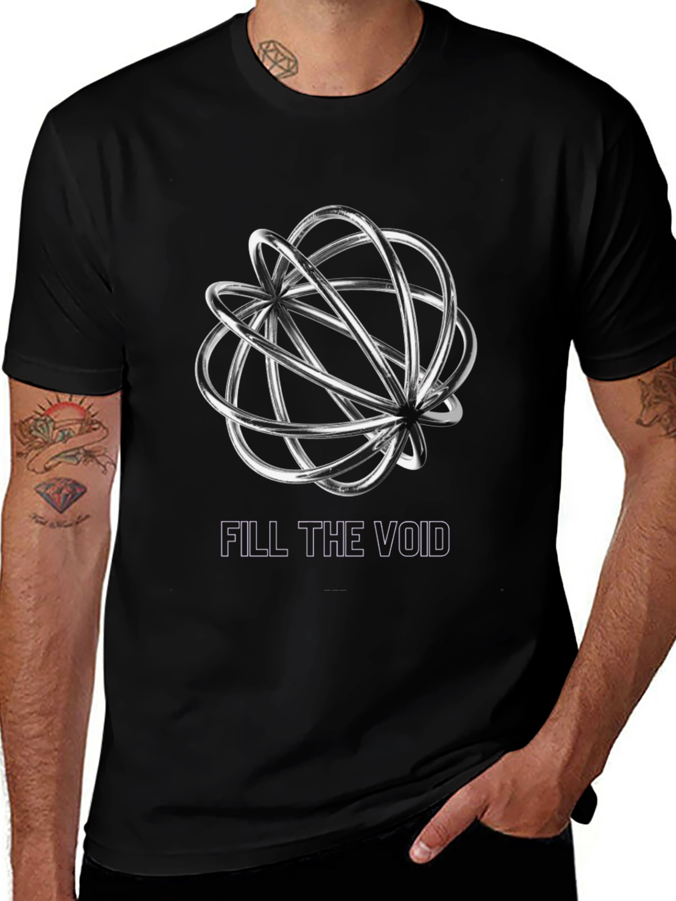 Fill The Void Graphic Tee - Modern Streetwear Style