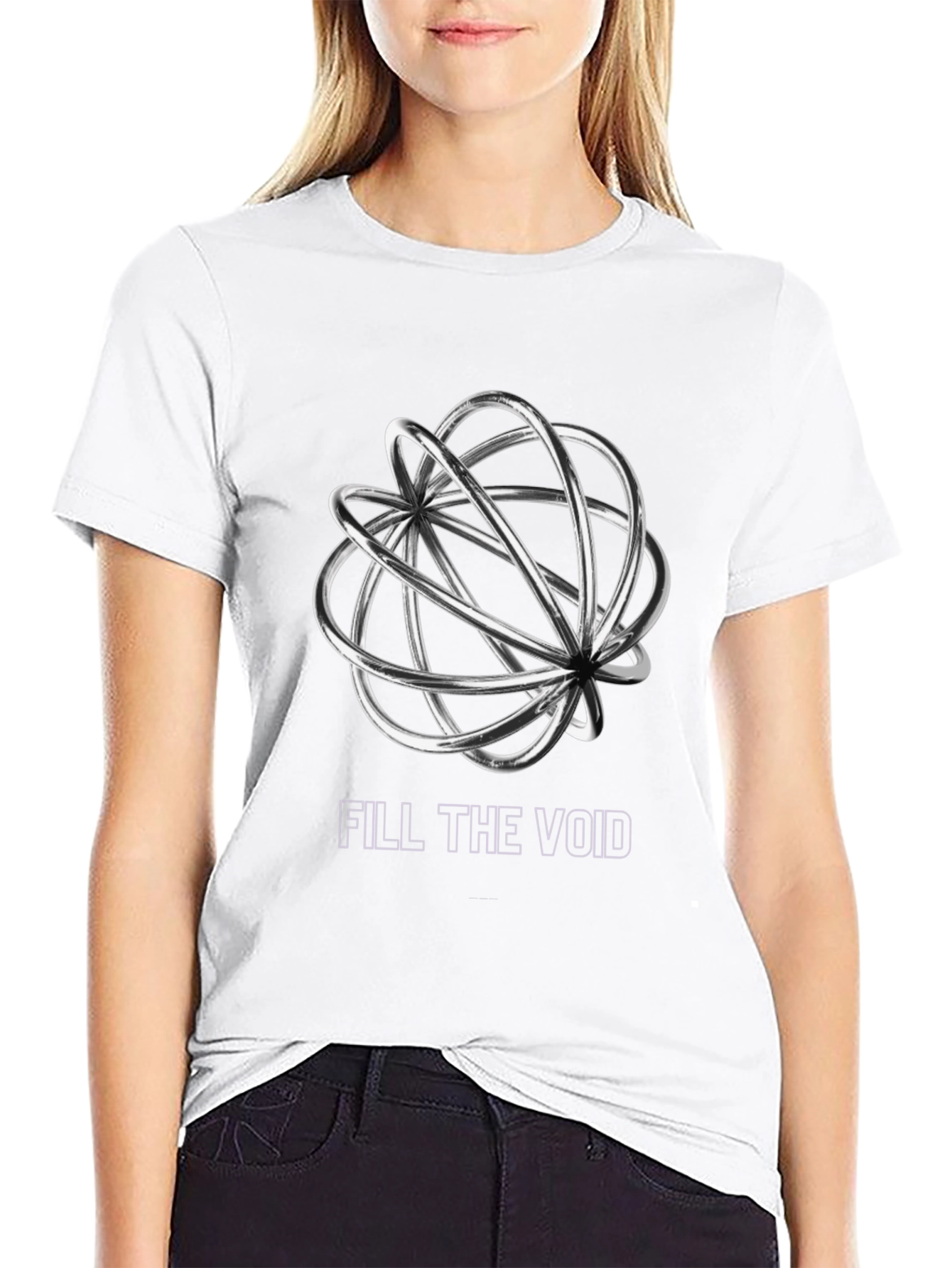 Fill The Void Graphic Tee - Modern Streetwear Style