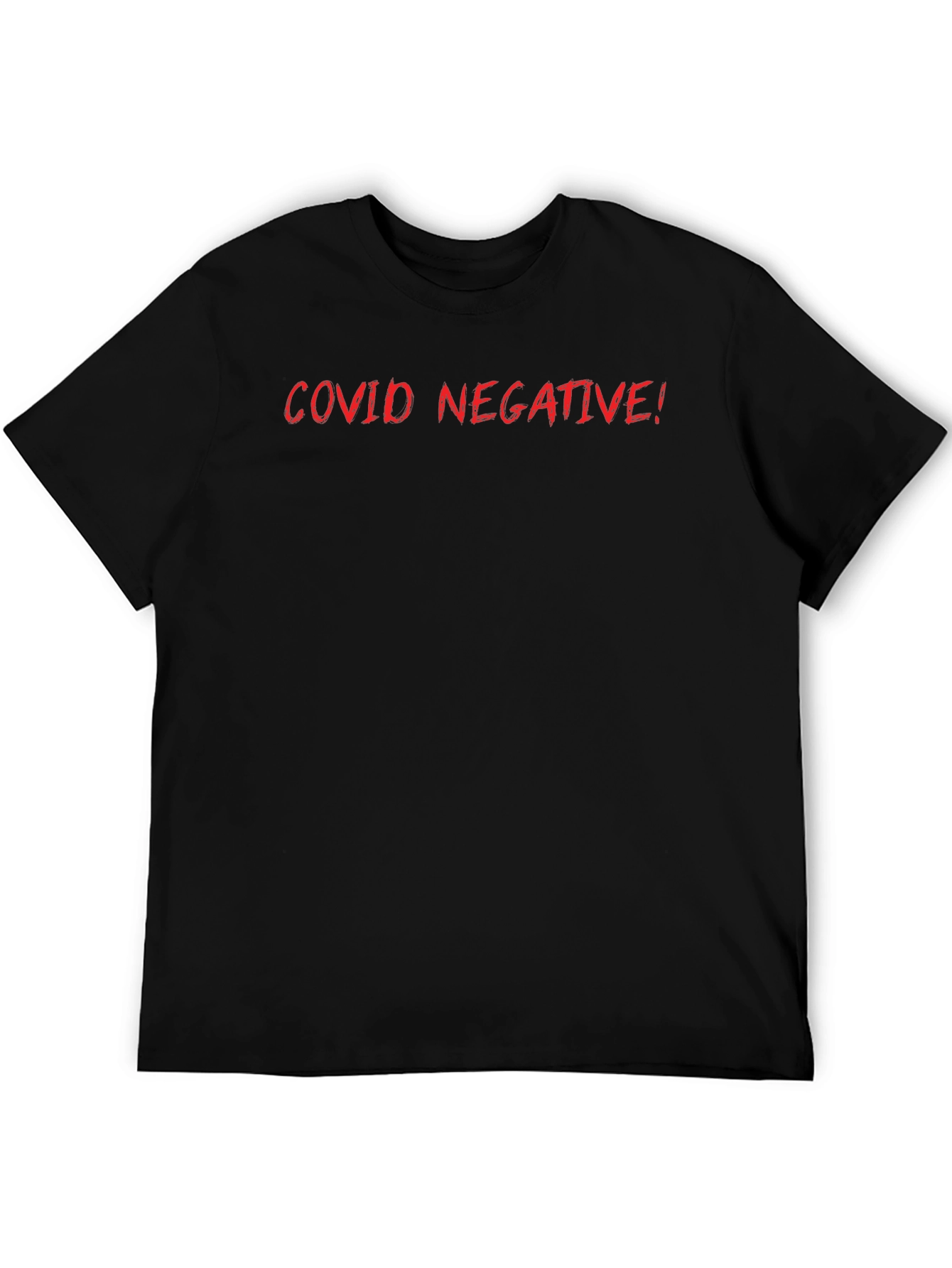 COVID Negative! Black Graphic Tee