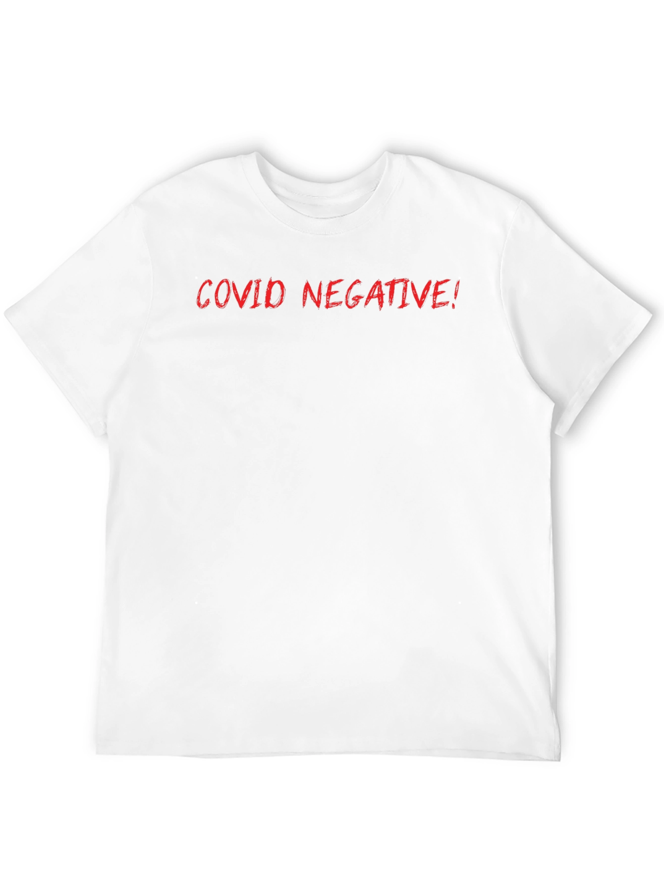 COVID Negative! Black Graphic Tee