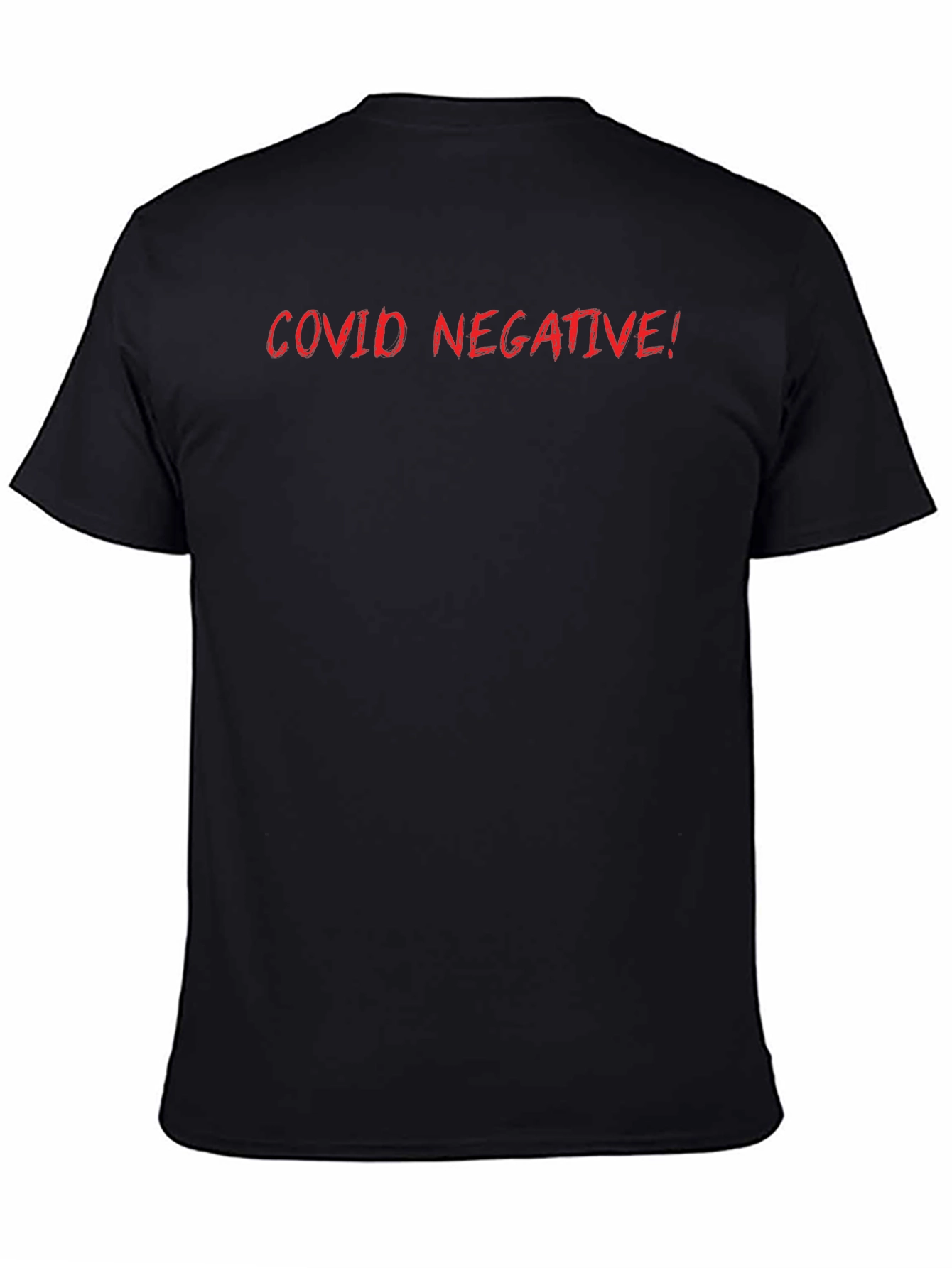 COVID Negative! Black Graphic Tee