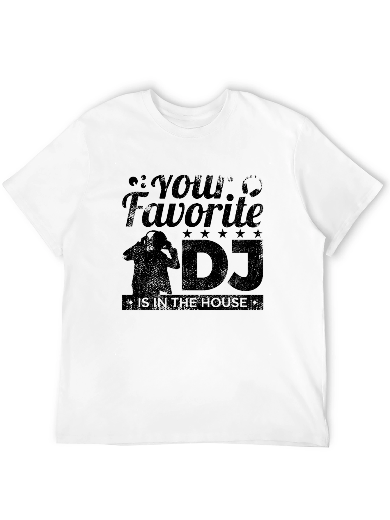 Your Favorite DJ Black Graphic Tee