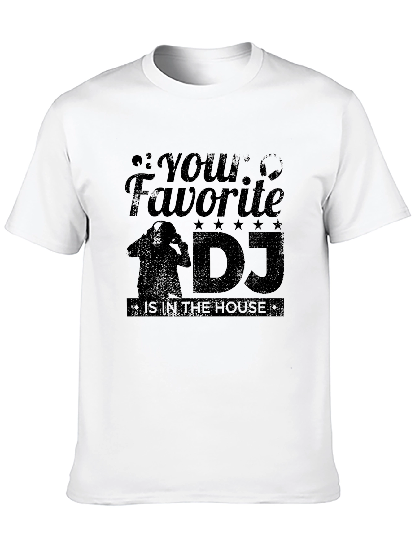 Your Favorite DJ Black Graphic Tee