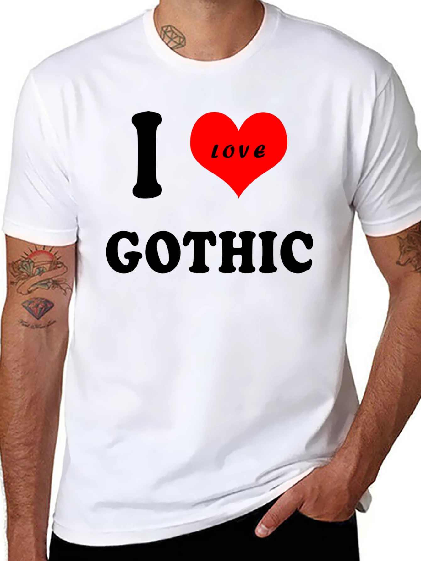 I Heart Love Gothic T-Shirt