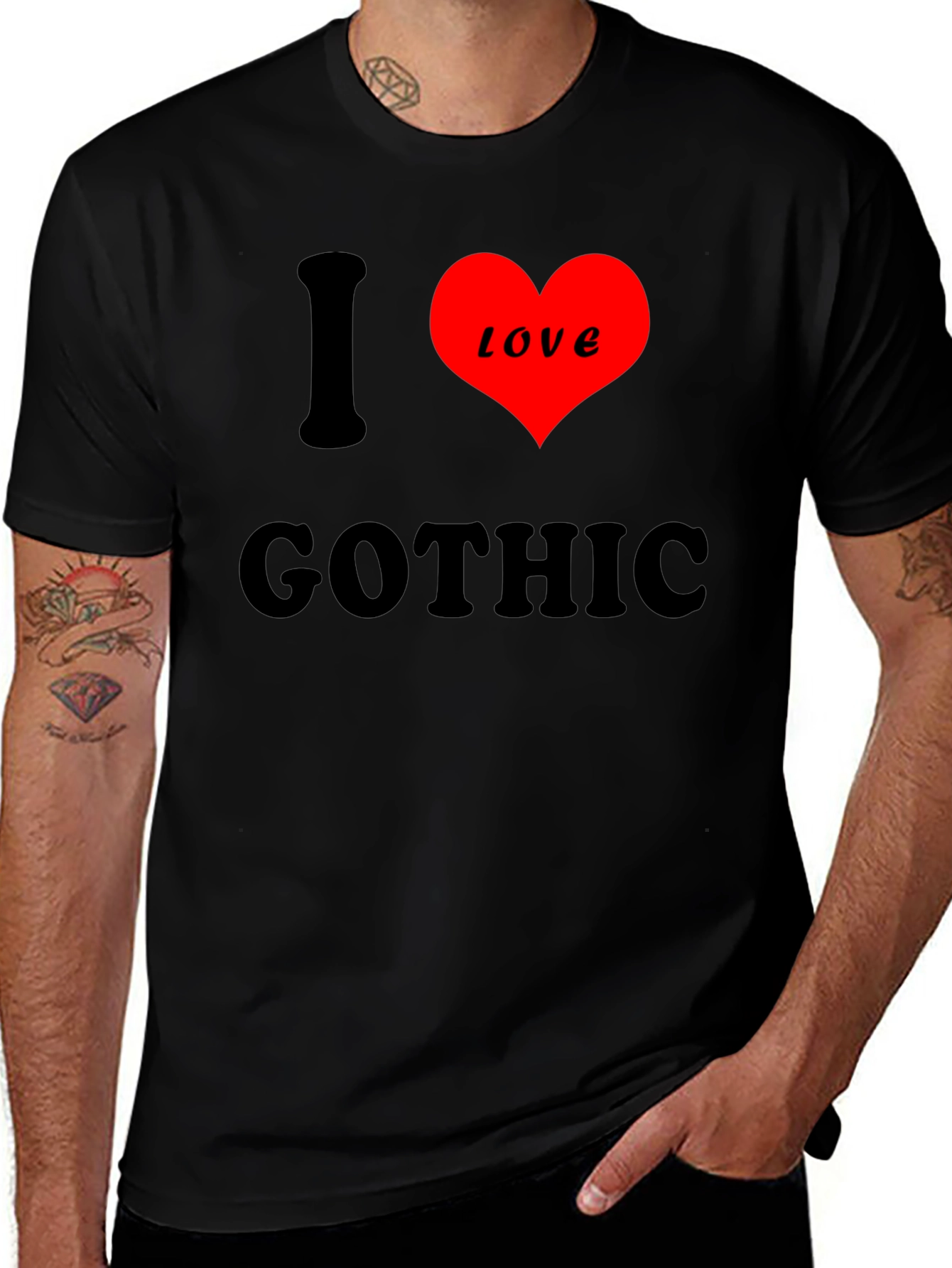 I Heart Love Gothic T-Shirt