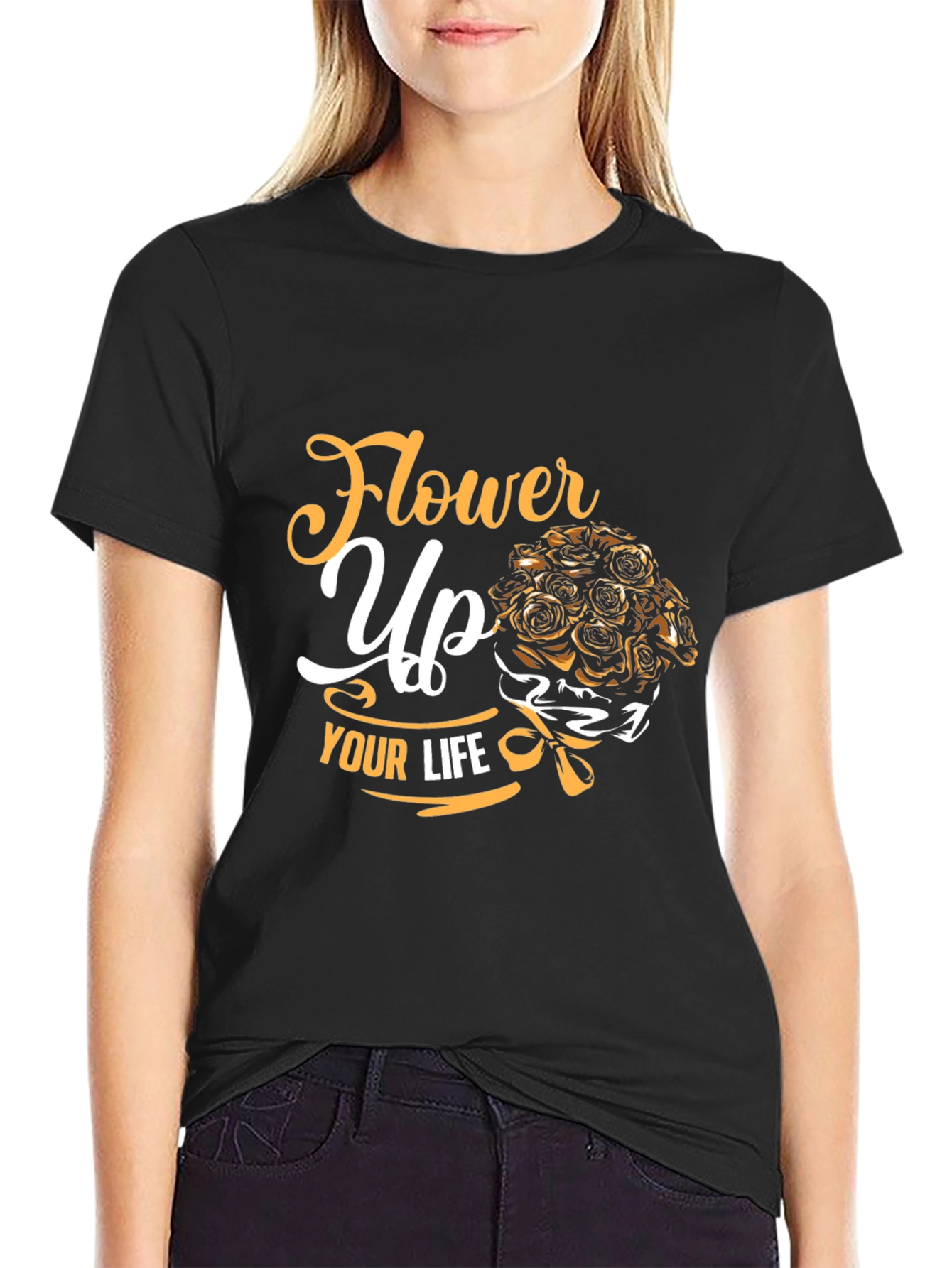Flower Up Your Life Graphic Tee