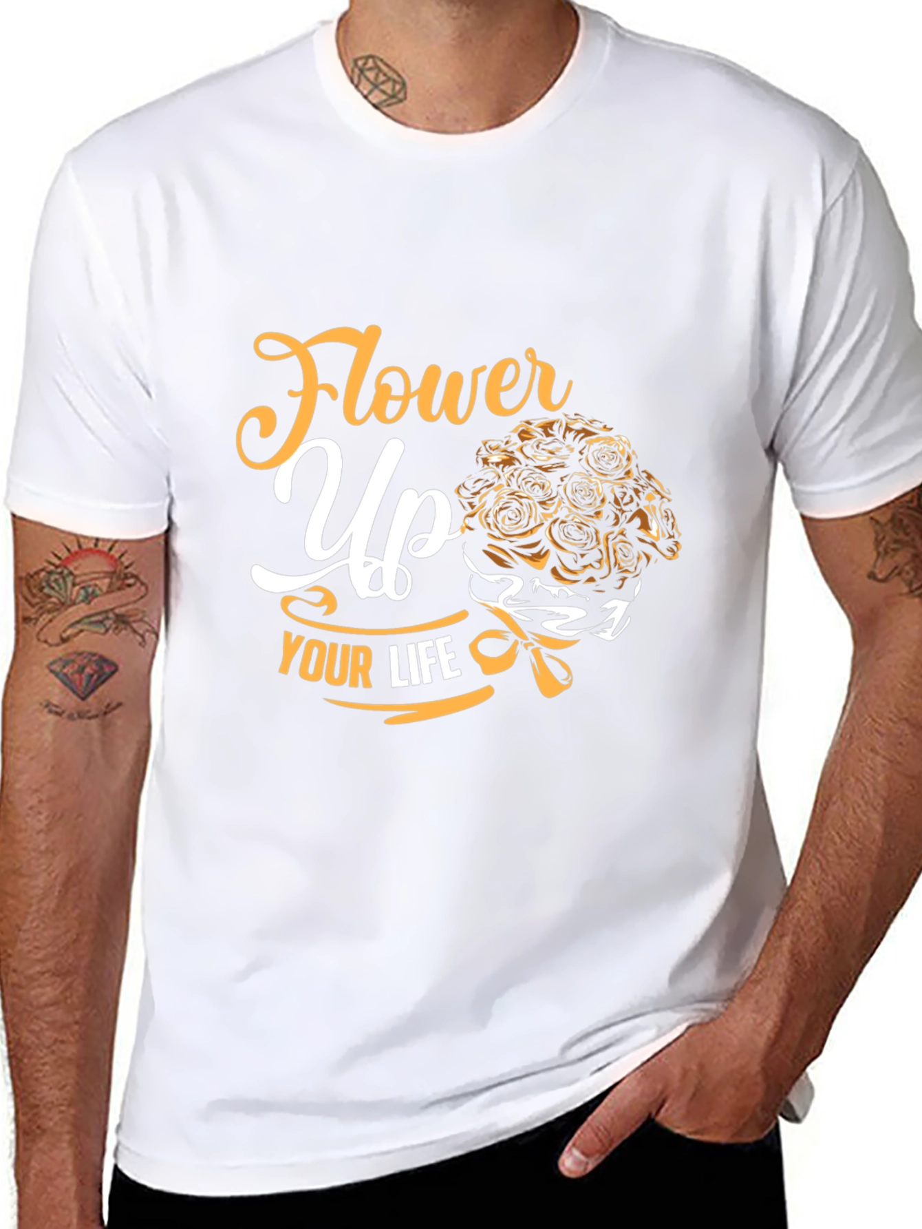 Flower Up Your Life Graphic Tee