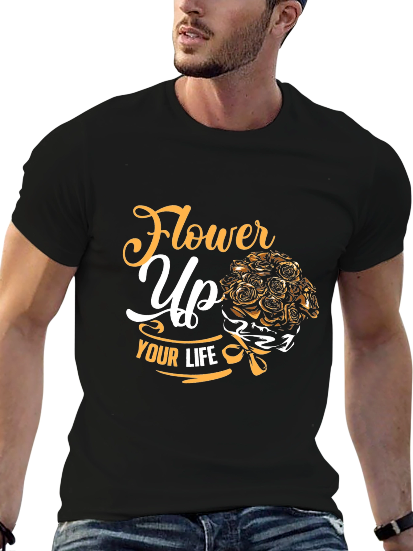 Flower Up Your Life Graphic Tee