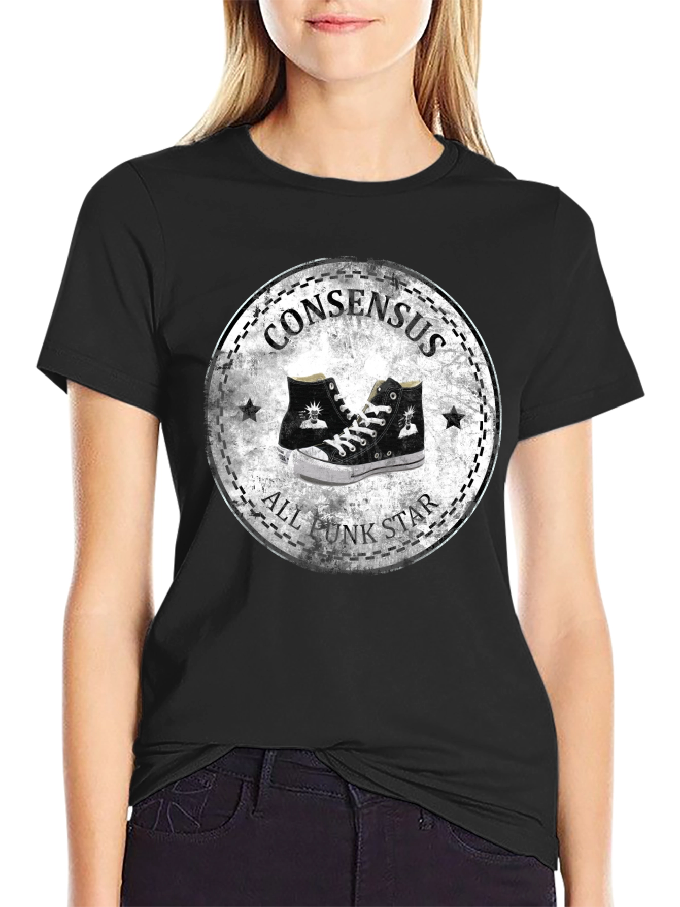 Consensus All Punk Star Graphic T-Shirt