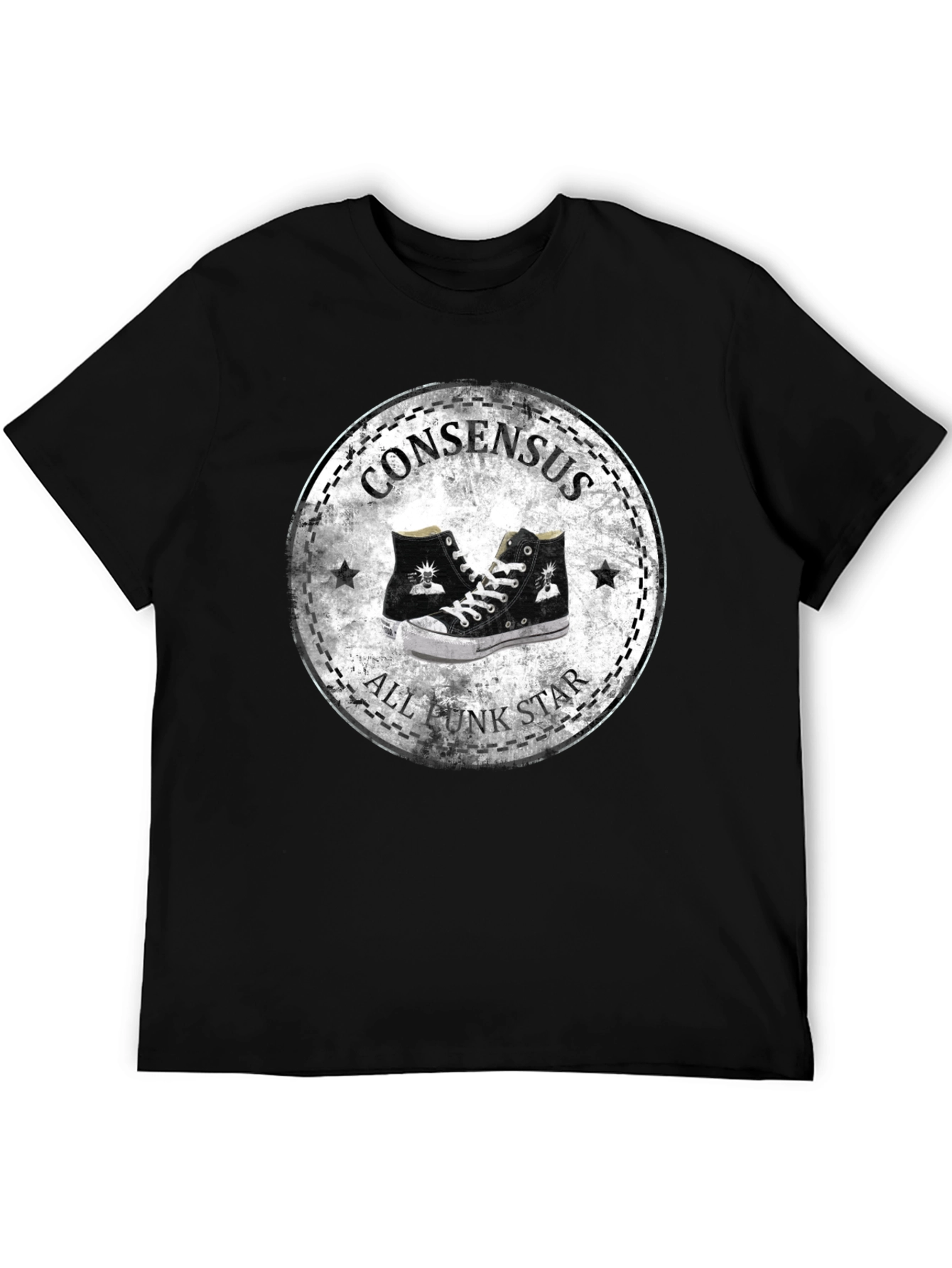 Consensus All Punk Star Graphic T-Shirt