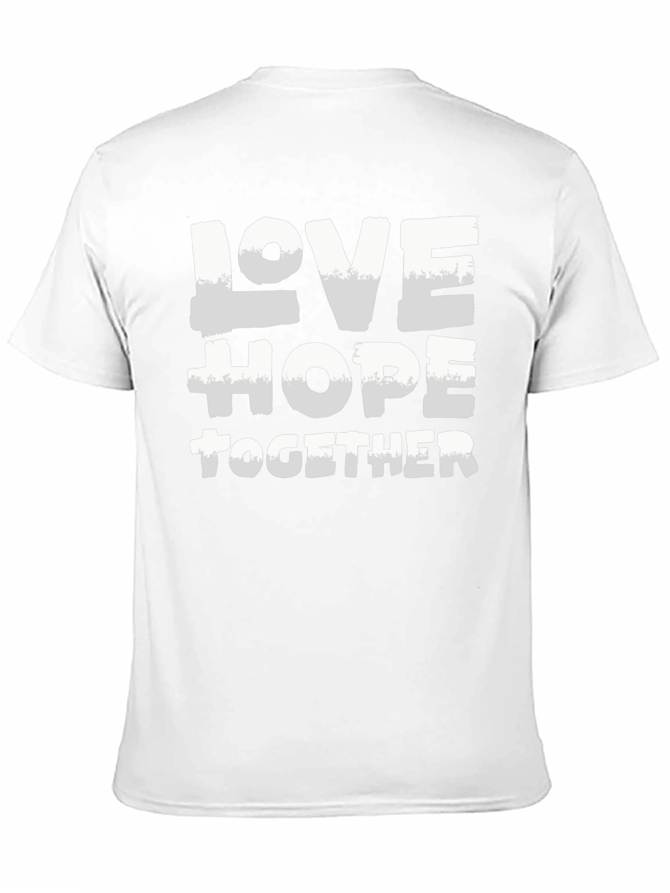 Love Hope Together Graphic Tee - Stylish Black T-Shirt