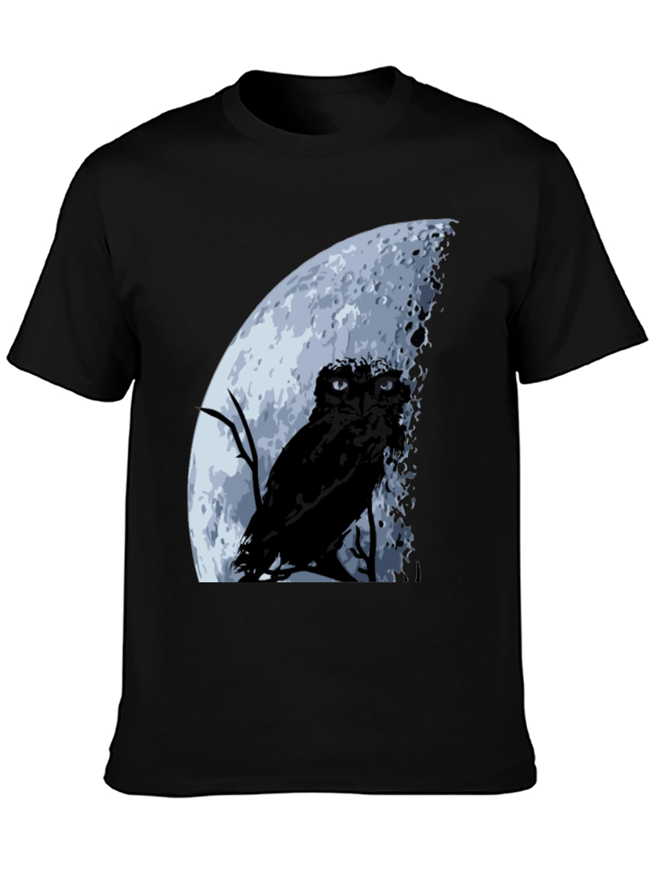 Owl & Moon Graphic T-Shirt - Night Sky Tee