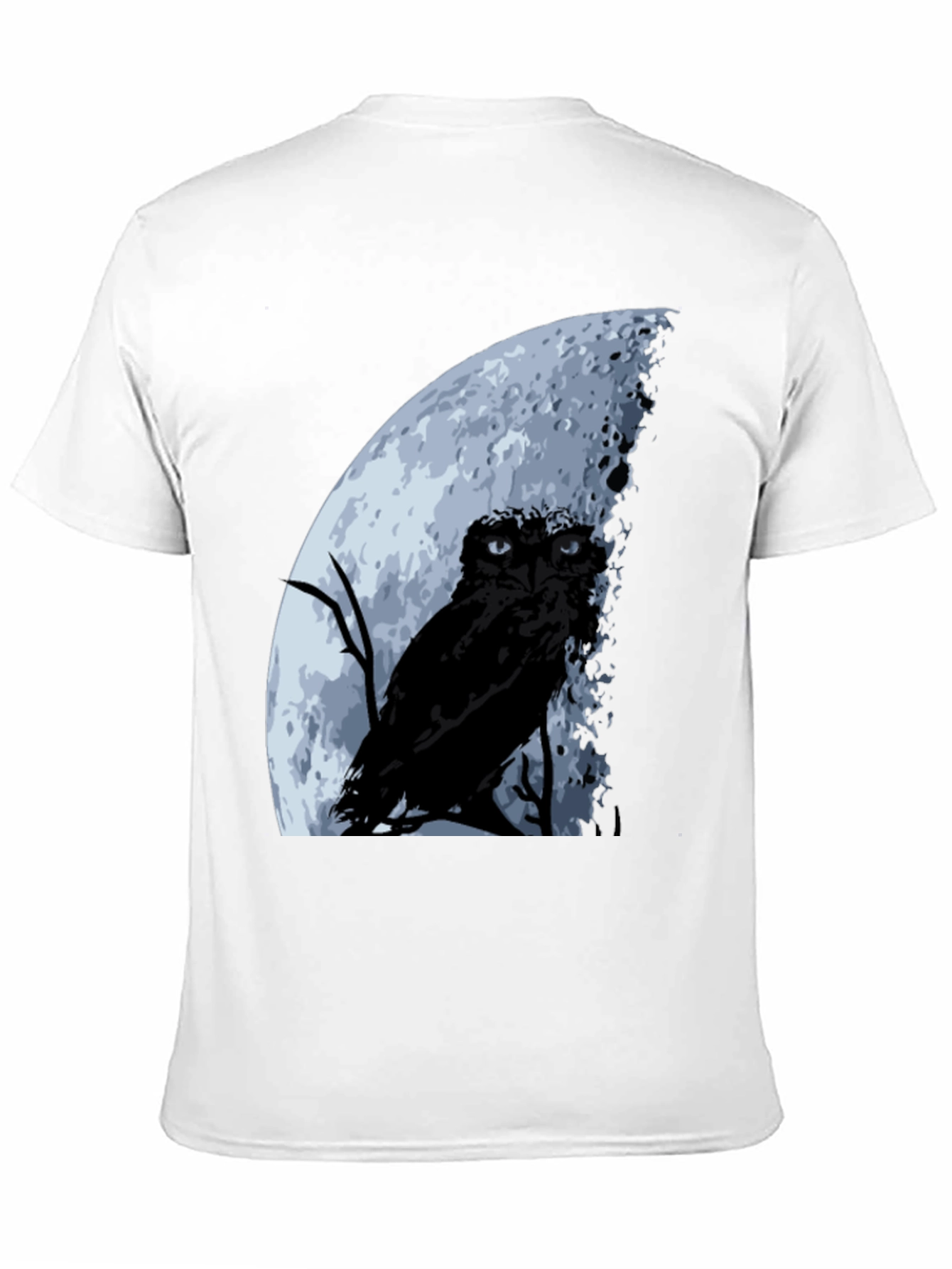 Owl & Moon Graphic T-Shirt - Night Sky Tee