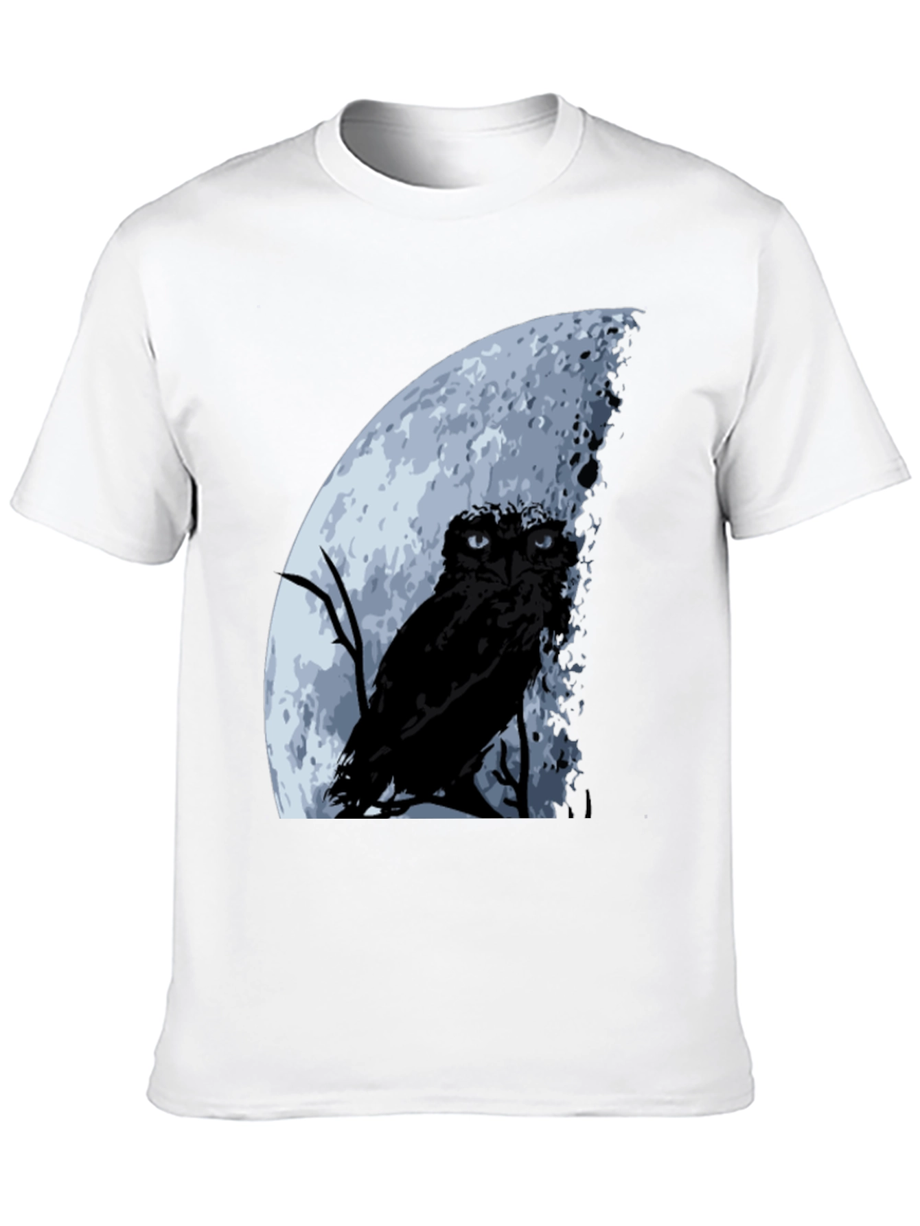 Owl & Moon Graphic T-Shirt - Night Sky Tee
