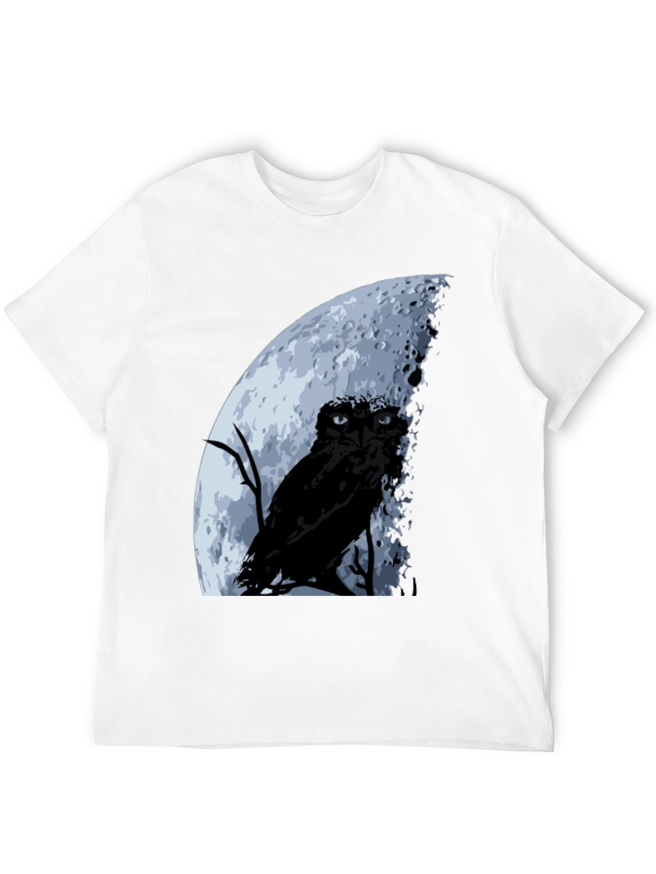 Owl & Moon Graphic T-Shirt - Night Sky Tee
