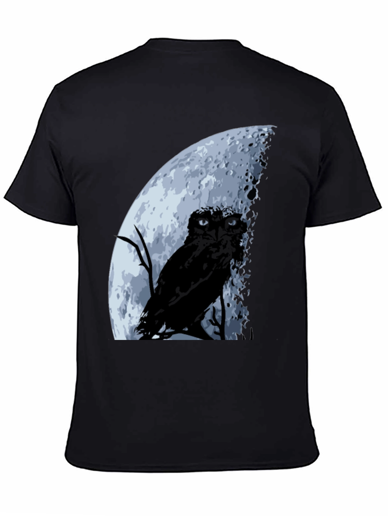 Owl & Moon Graphic T-Shirt - Night Sky Tee