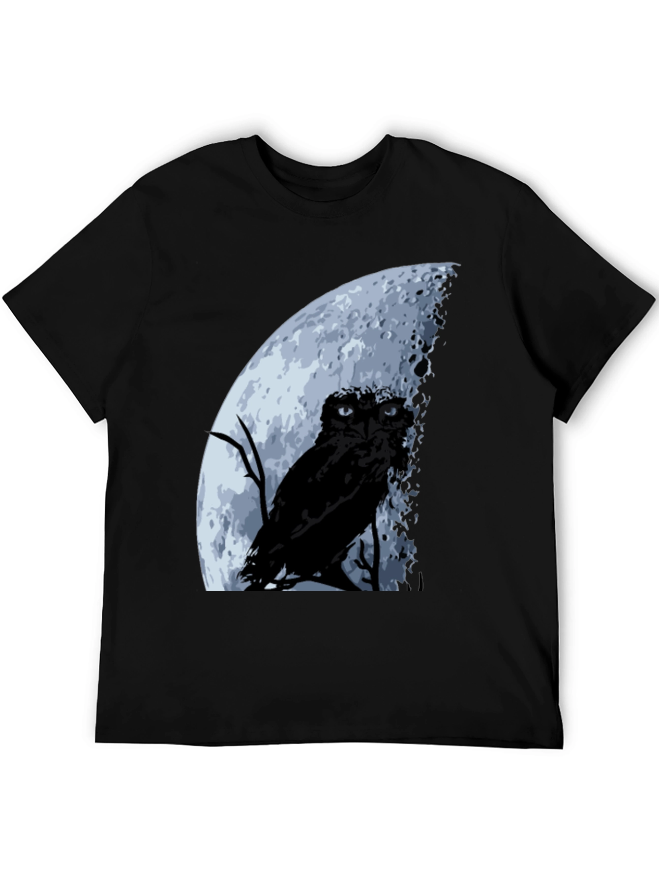 Owl & Moon Graphic T-Shirt - Night Sky Tee