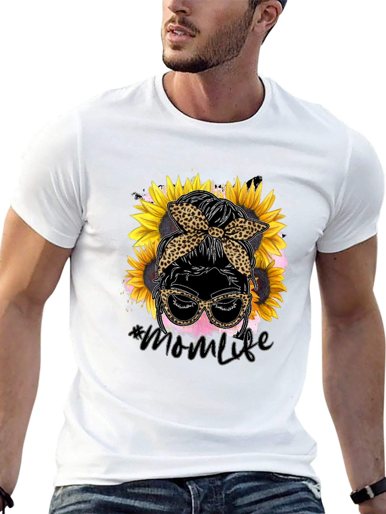 Mom Life Sunflower Graphic Tee