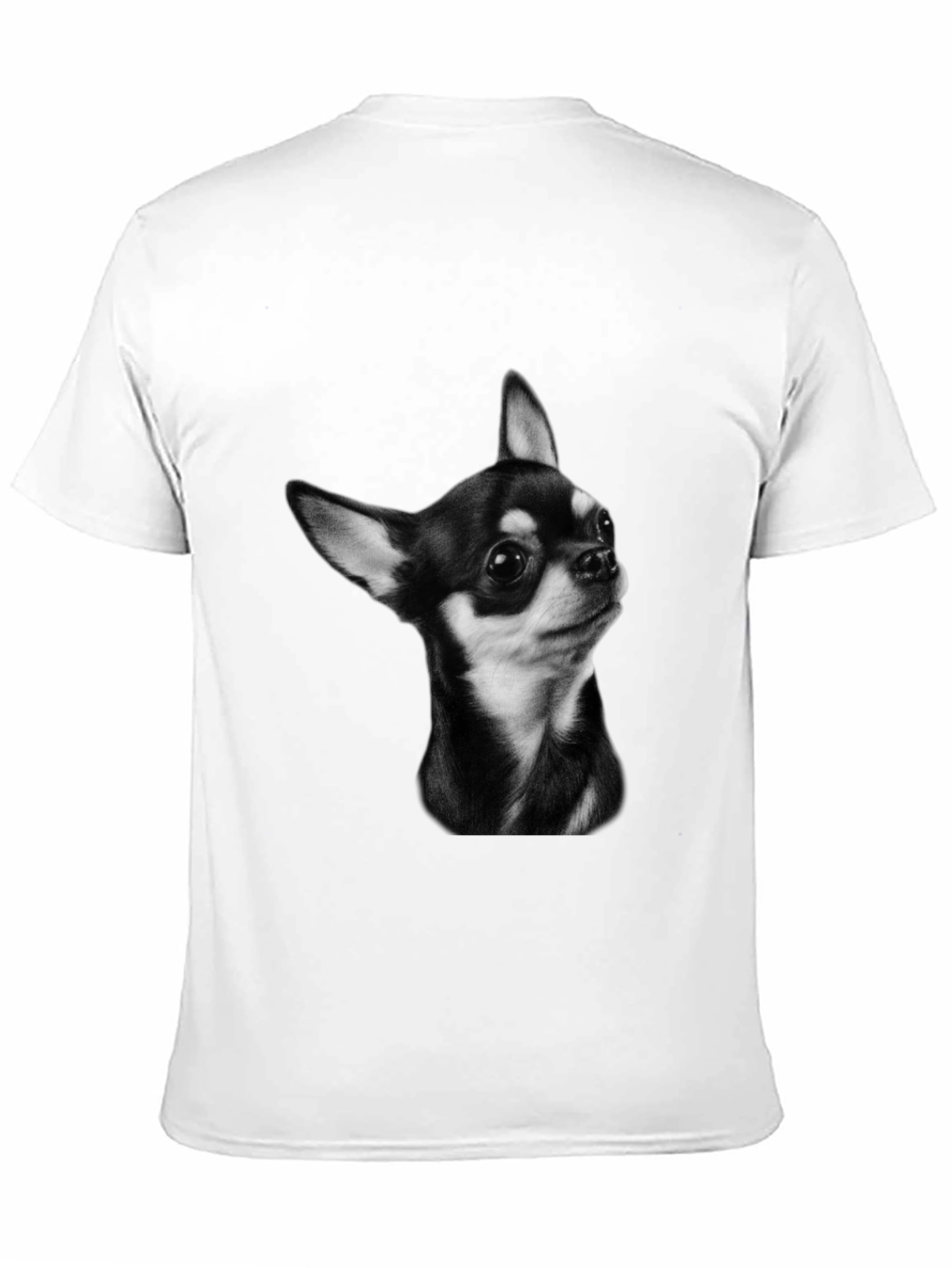 Chihuahua Portrait T-Shirt - Black