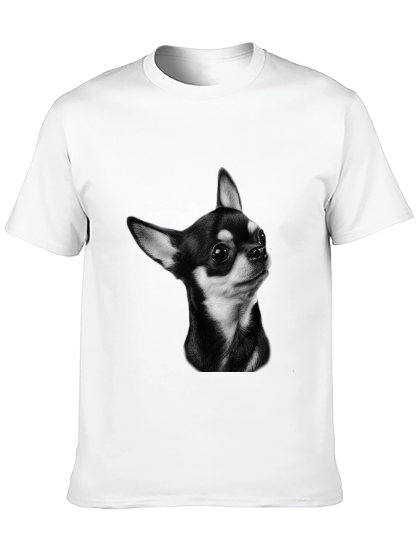 Chihuahua Portrait T-Shirt - Black