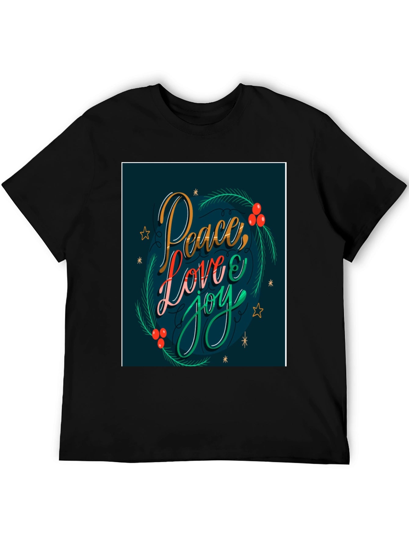 Peace Love Joy Christmas T-Shirt