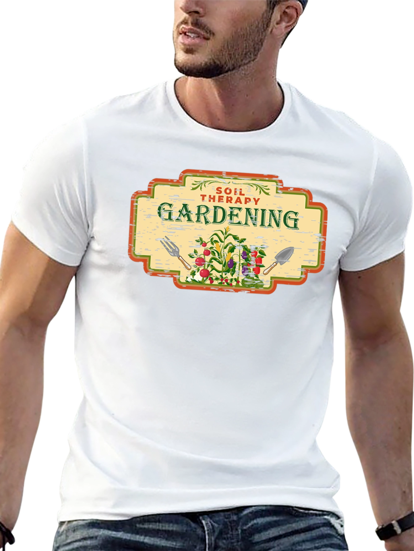 Gardening Soil Therapy T-Shirt - Black