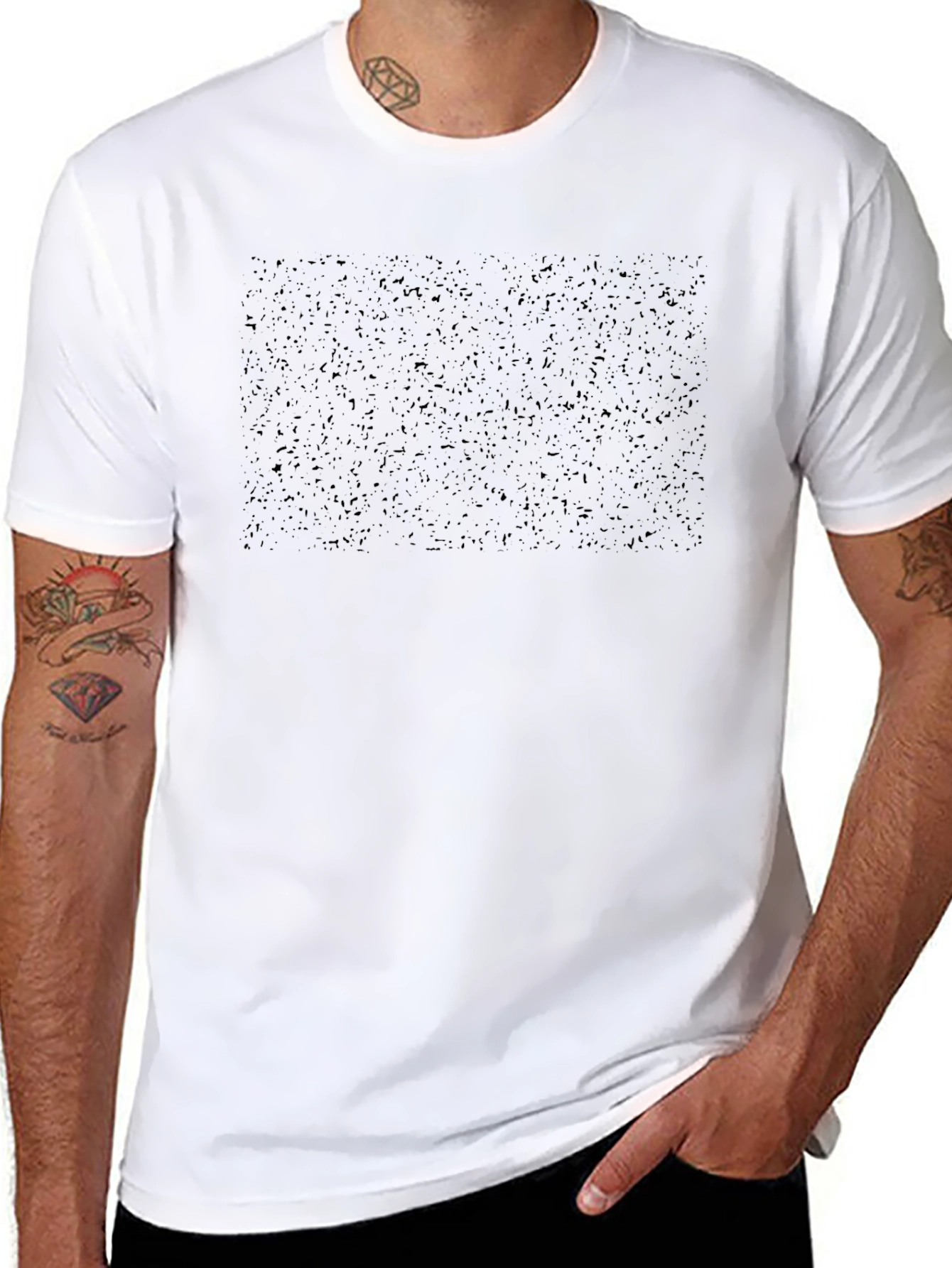 Mens Classic Black Short Sleeve T-Shirt