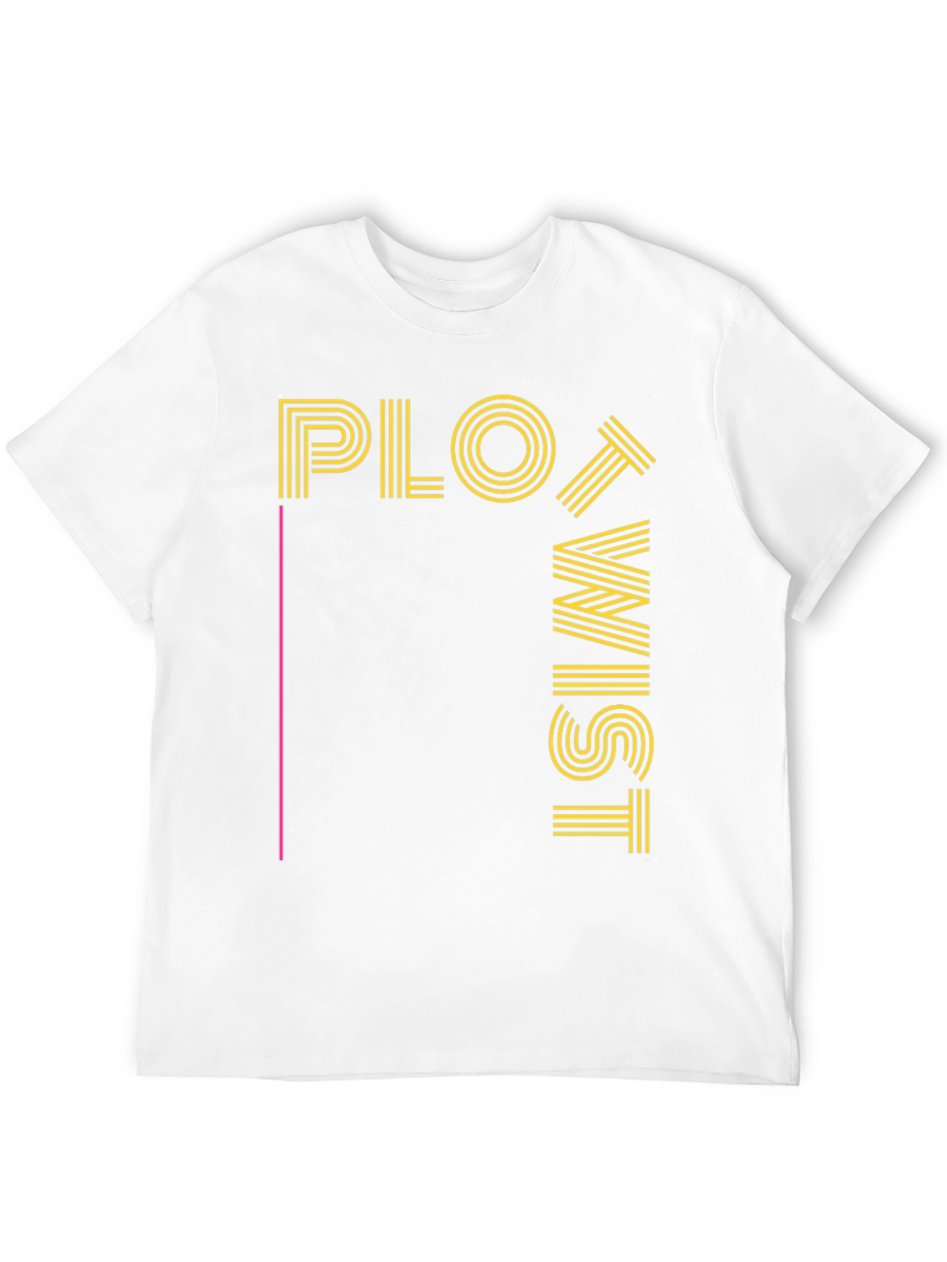 Plot Twist Graphic Tee - Mens Black T-Shirt
