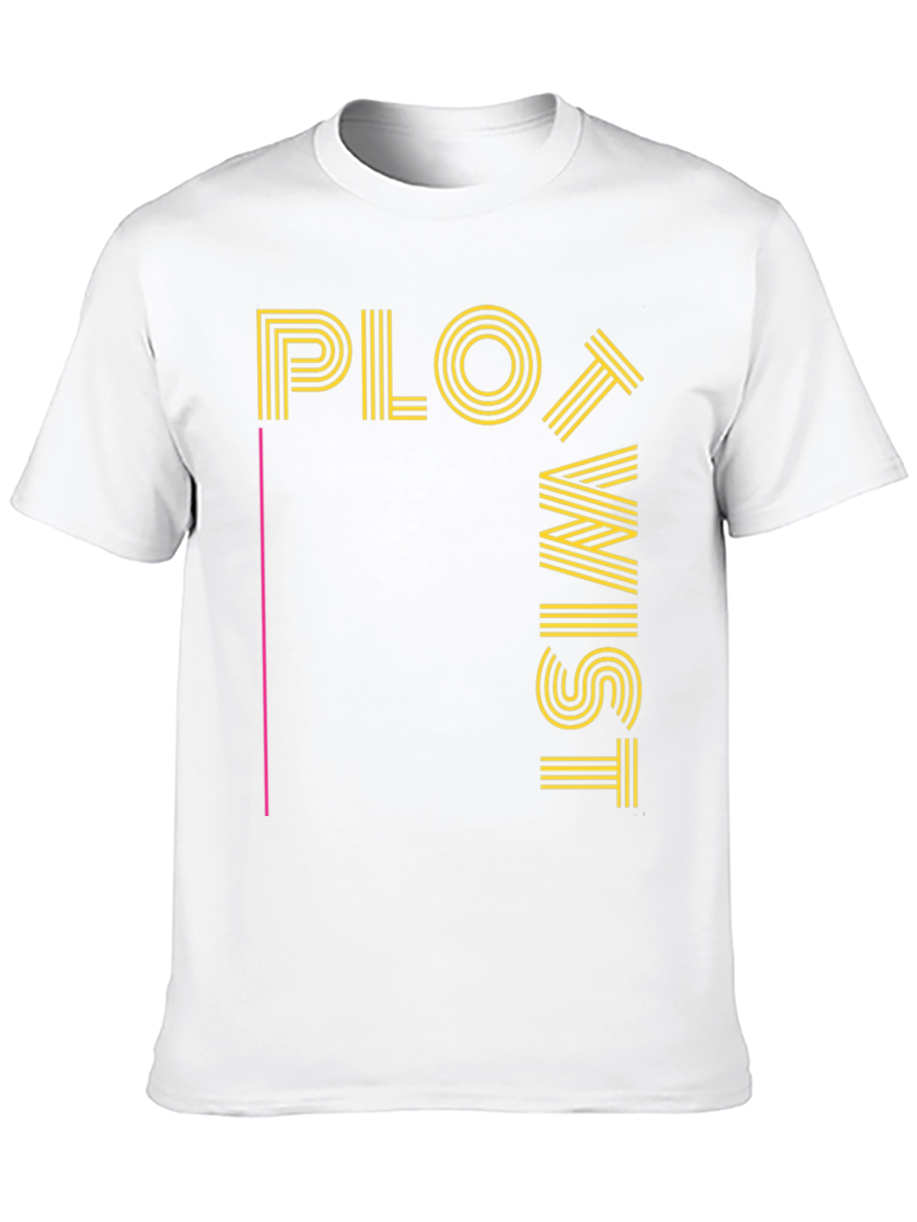 Plot Twist Graphic Tee - Mens Black T-Shirt