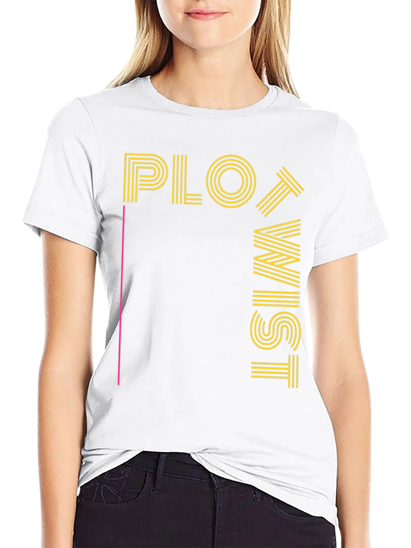 Plot Twist Graphic Tee - Mens Black T-Shirt