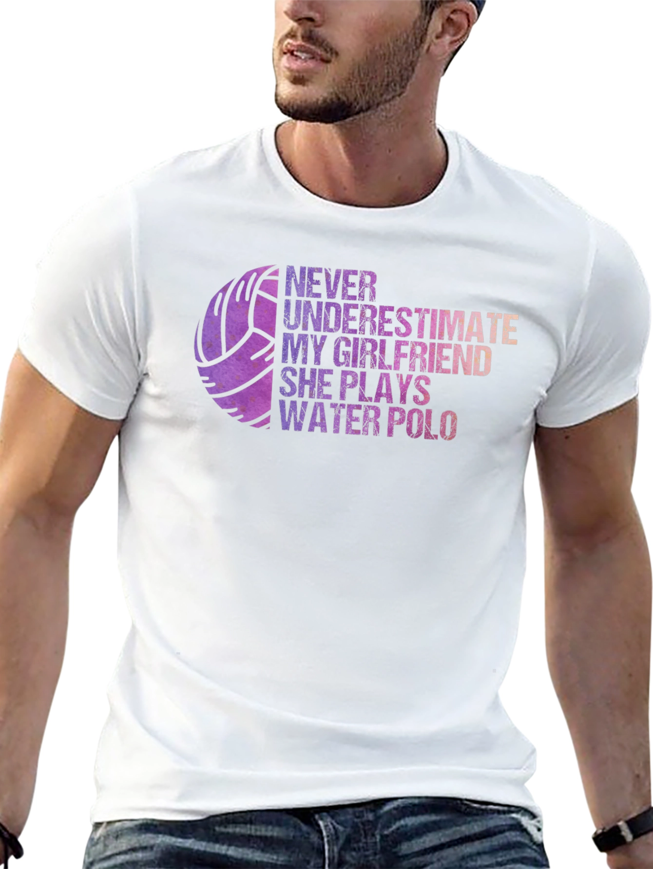 Water Polo Girlfriend T-Shirt: Never Underestimate Her!