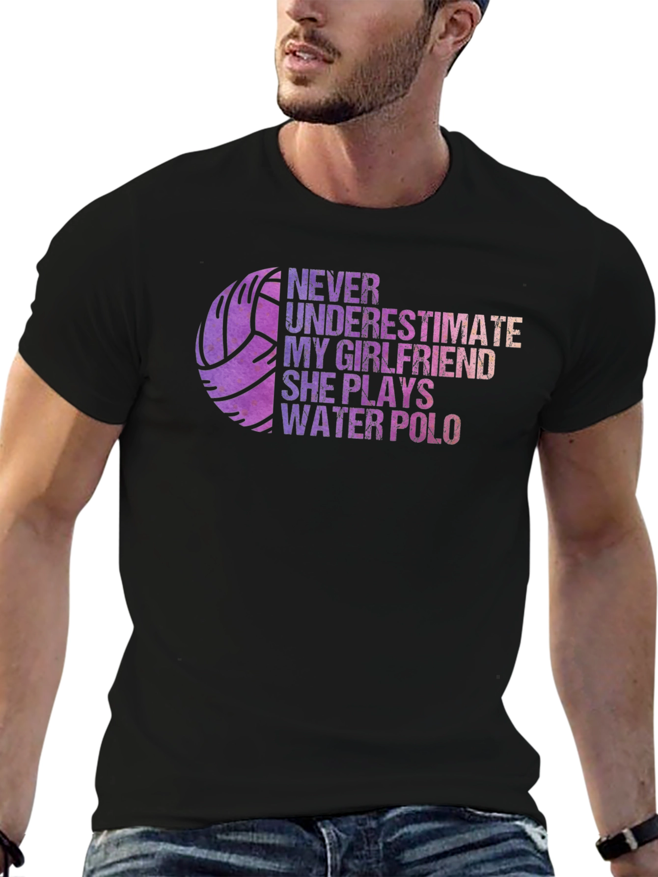 Water Polo Girlfriend T-Shirt: Never Underestimate Her!